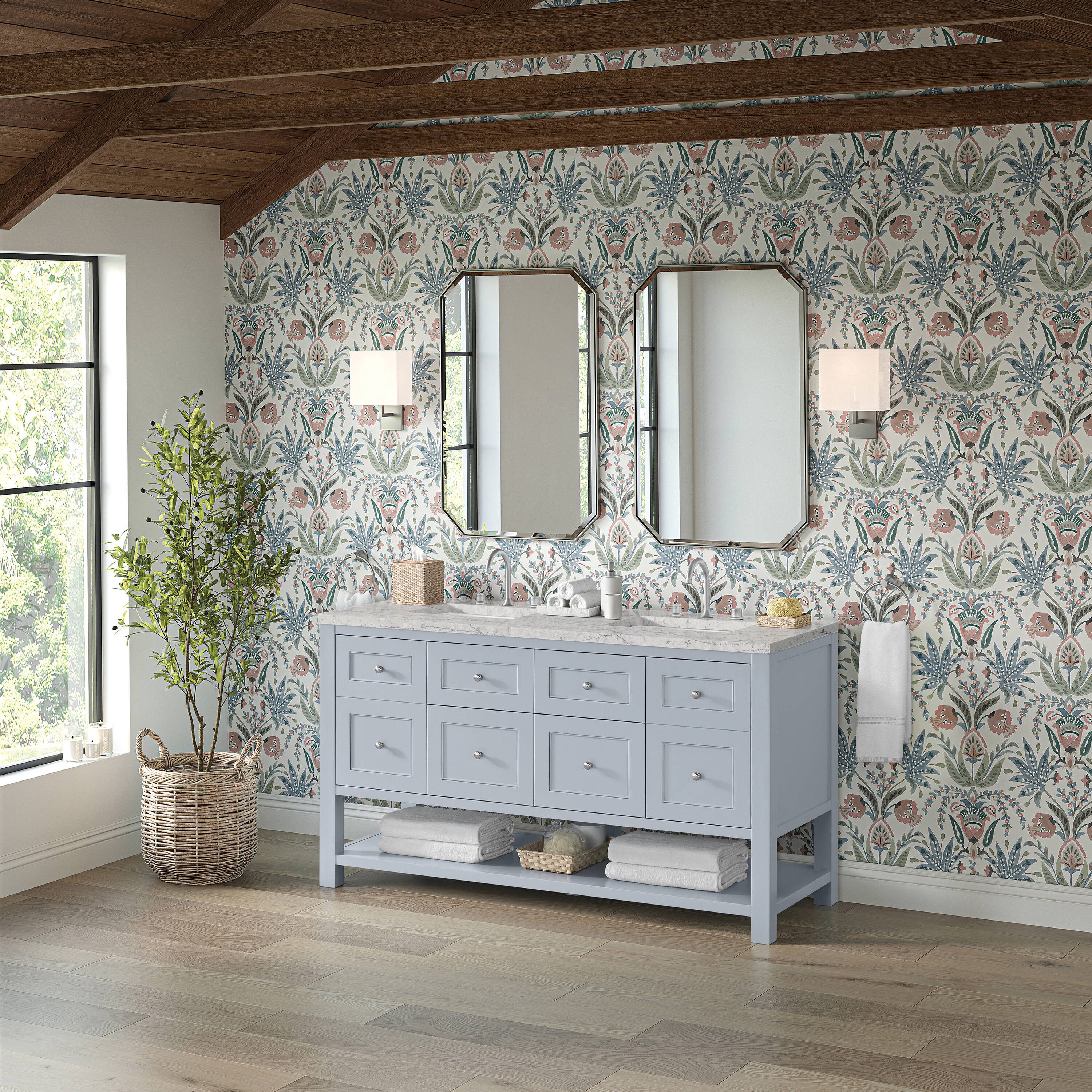 James Martin Vanities 330-V60D-SRB-3EJP Bath-Vanity-Combo - View #3
