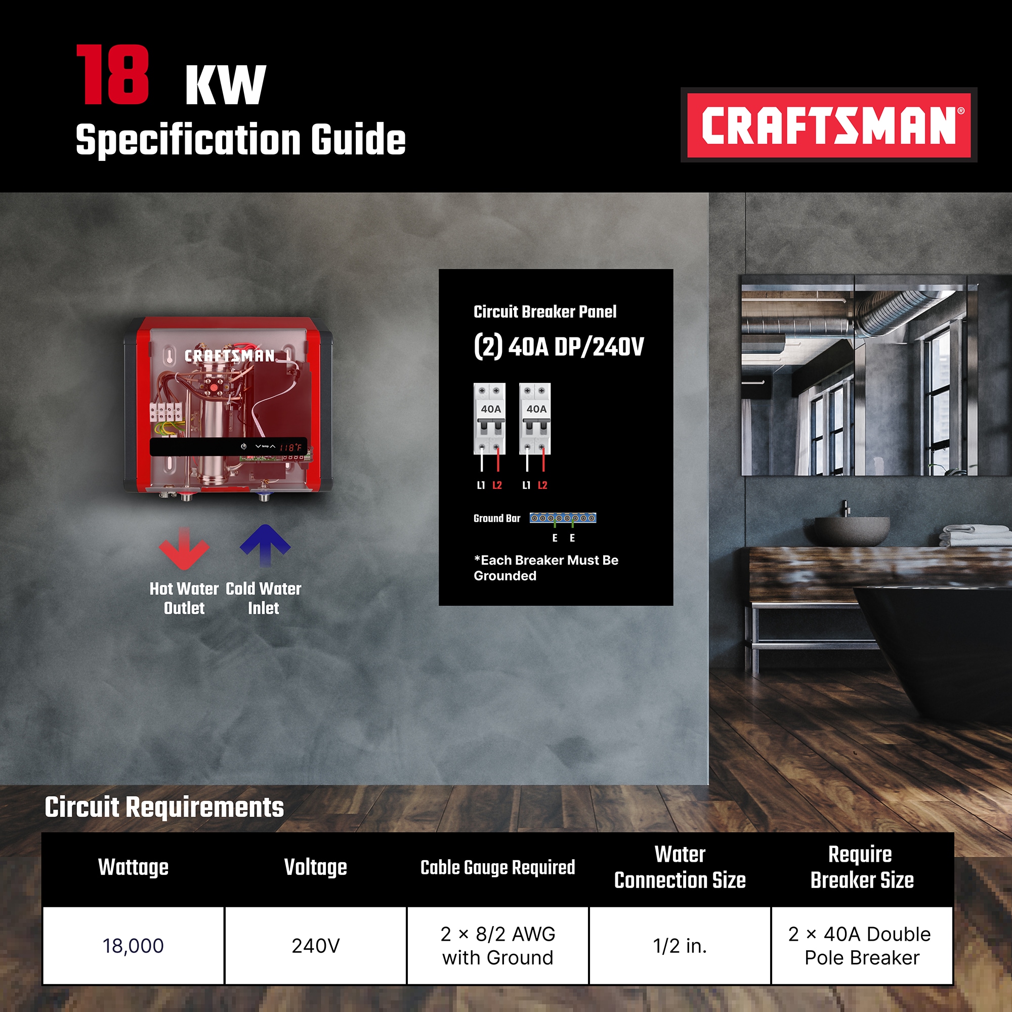 CRAFTSMAN CMXTEPA18-LWN Gas-Water-Heaters - View #4