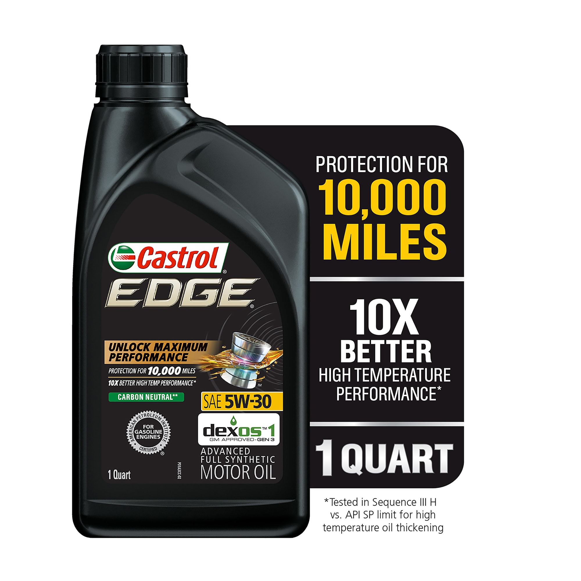 Castrol Edge SAE 5W-40 Full Synthetic Motor Oil (6 Quarts)