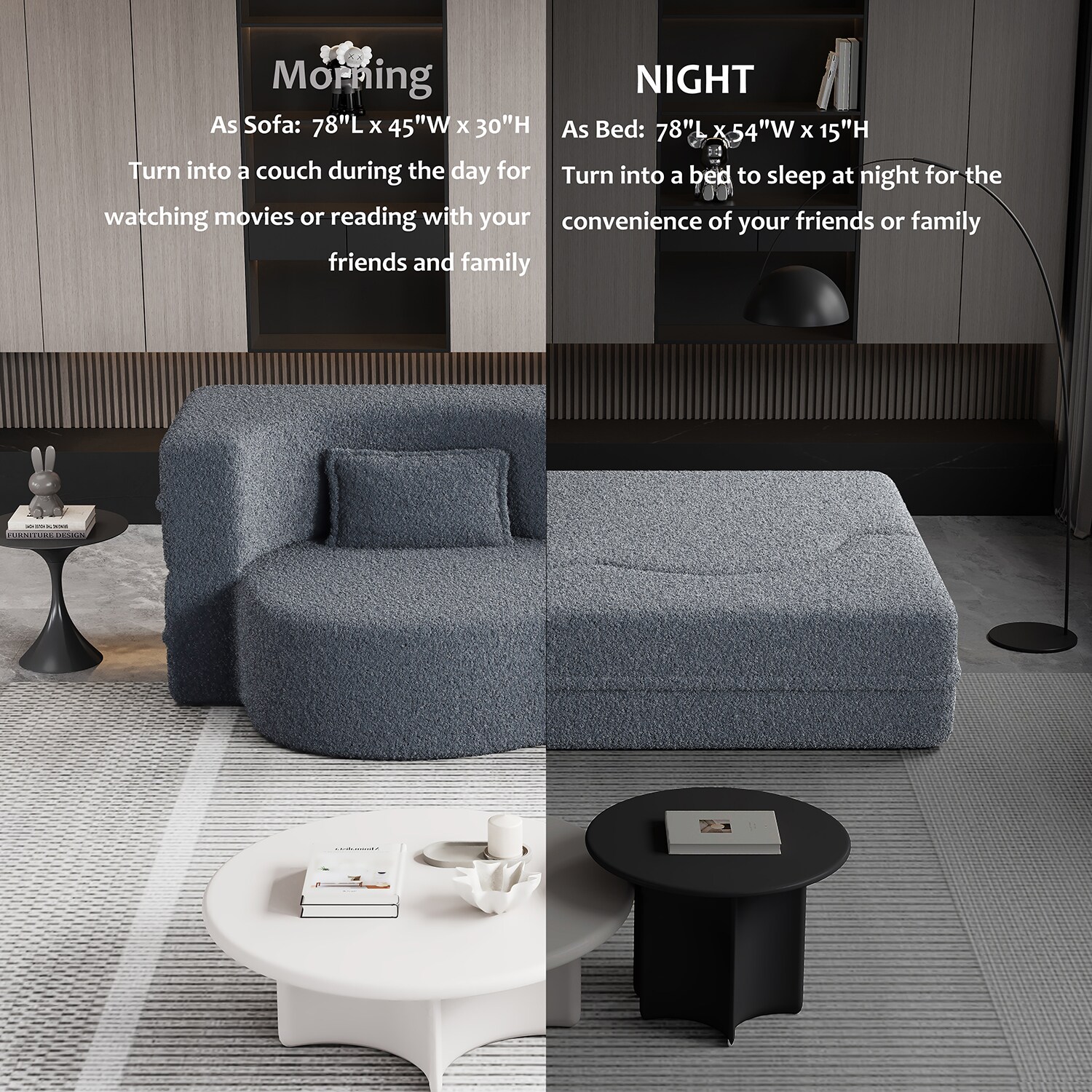 GZMR BB1953-WH Sofas-Loveseats - View #6