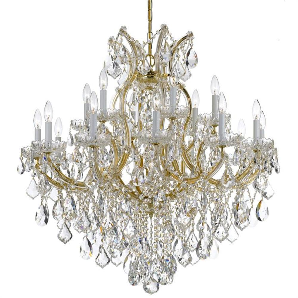 1010-0451 Chandeliers  Marie Therese 8 Light Polished Brass