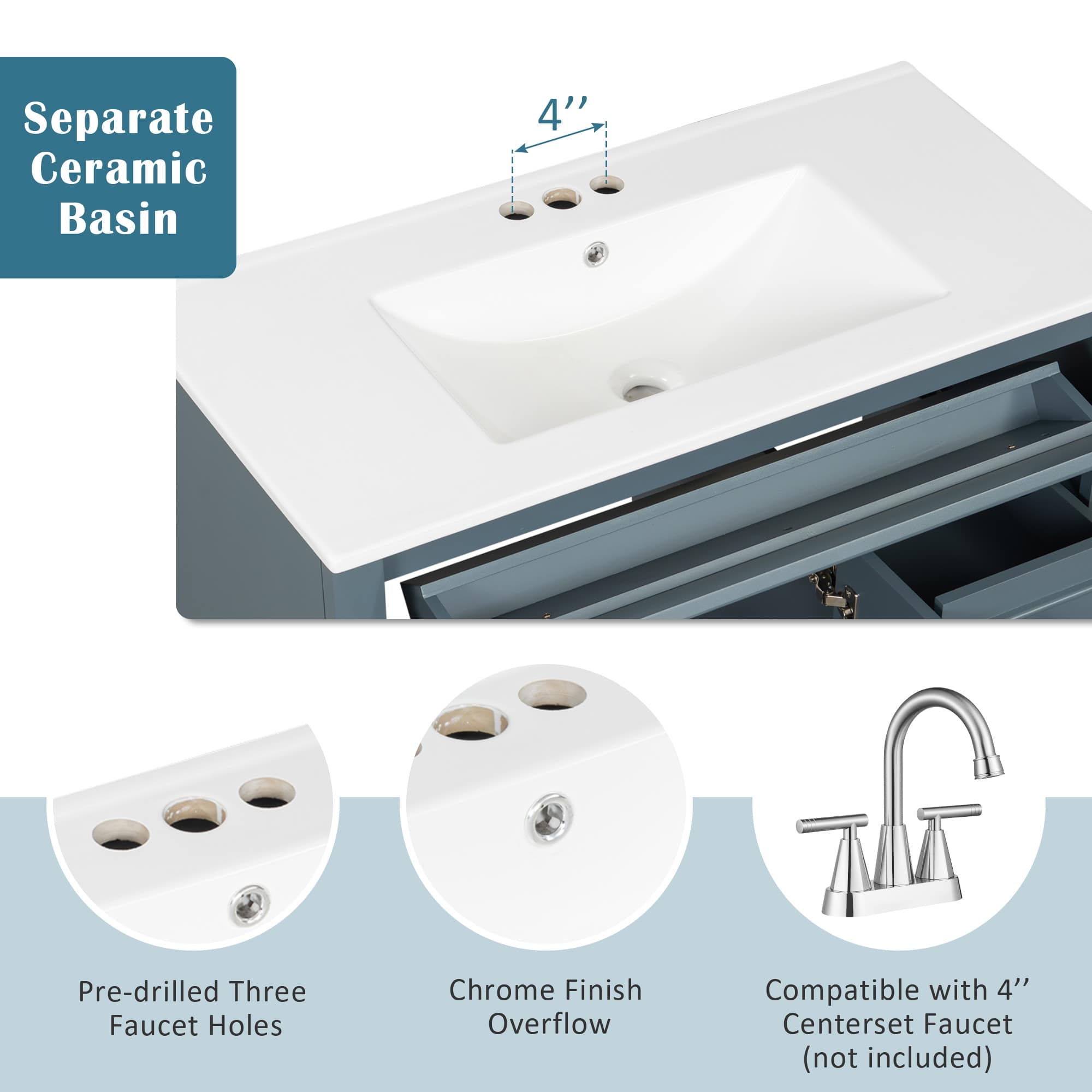 Misty Moon LW0402-283623C Vanity-Tops - View #7