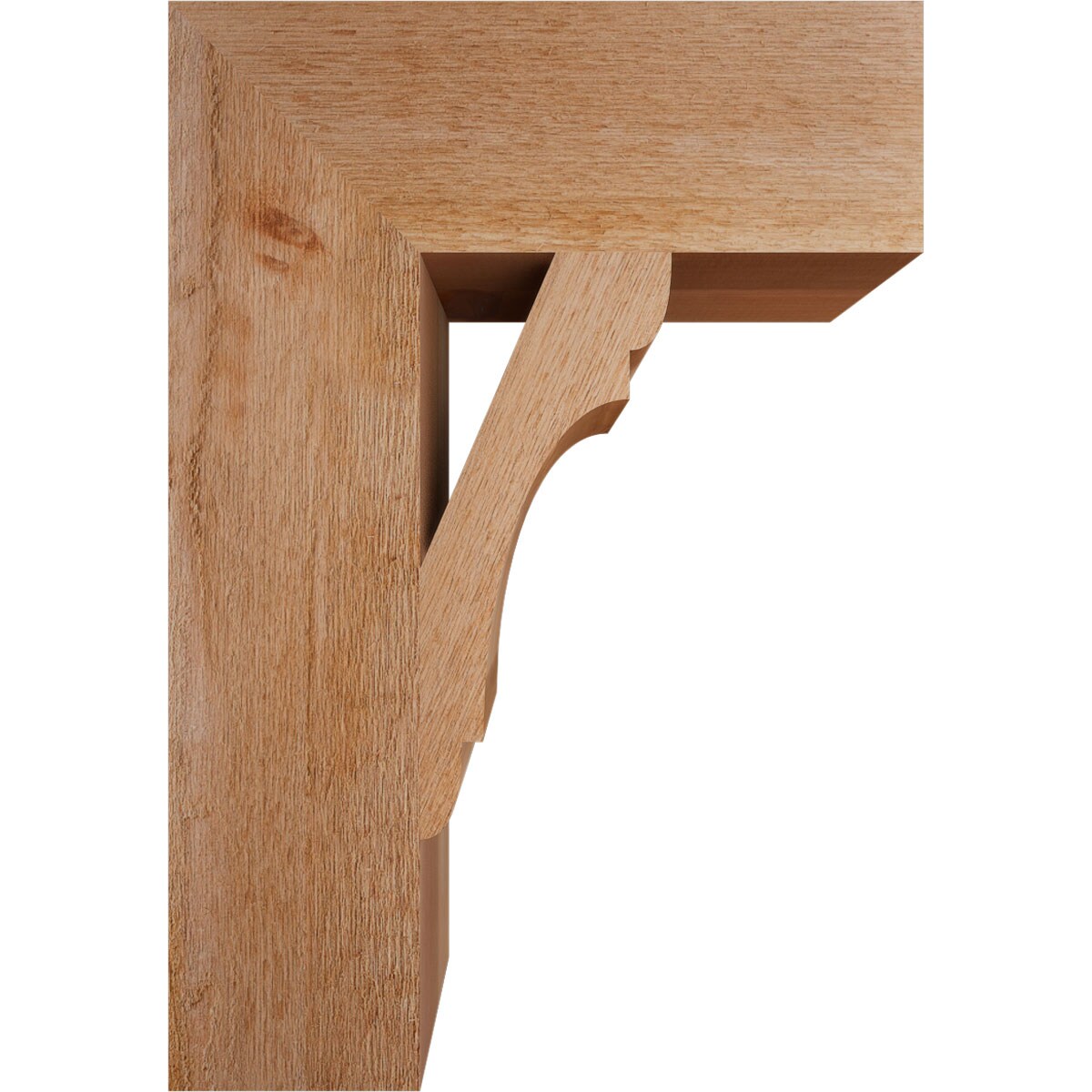 Ekena Millwork BKT06X18X26OLY05RWR Exterior-Brackets-Braces - View #3