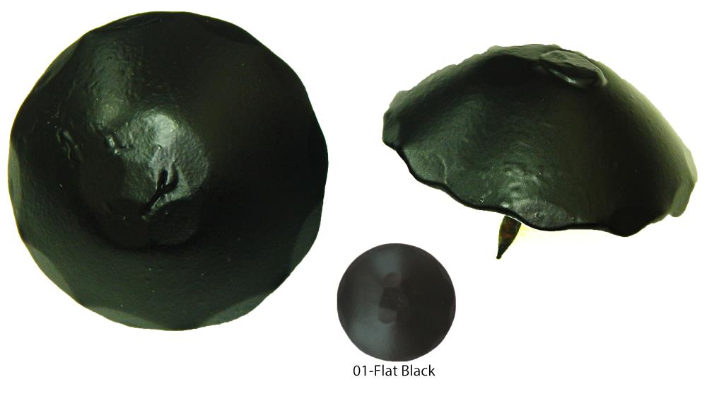 Agave Ironworks CL008-01-6PK Round Clavos 6-Pack 2-in Black Gate Hardware Kit