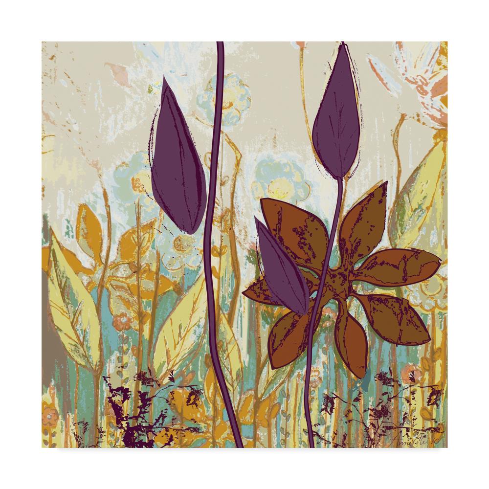 Trademark Fine Art ALI38044-C2424GG Framed 24-Inches H x 24-Inches W Floral Canvas Print