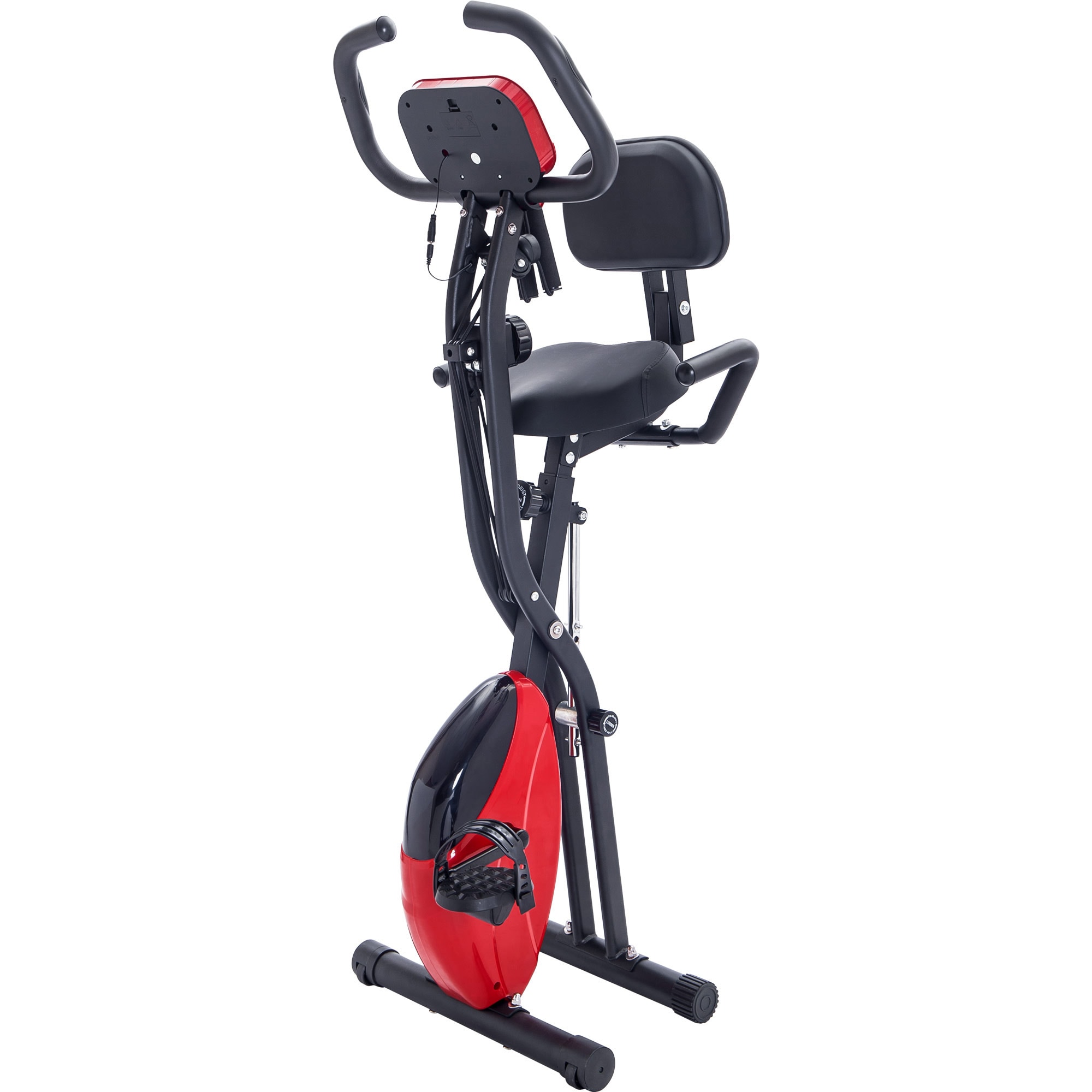 merax folding 3 in 1 adjustable exercise bike