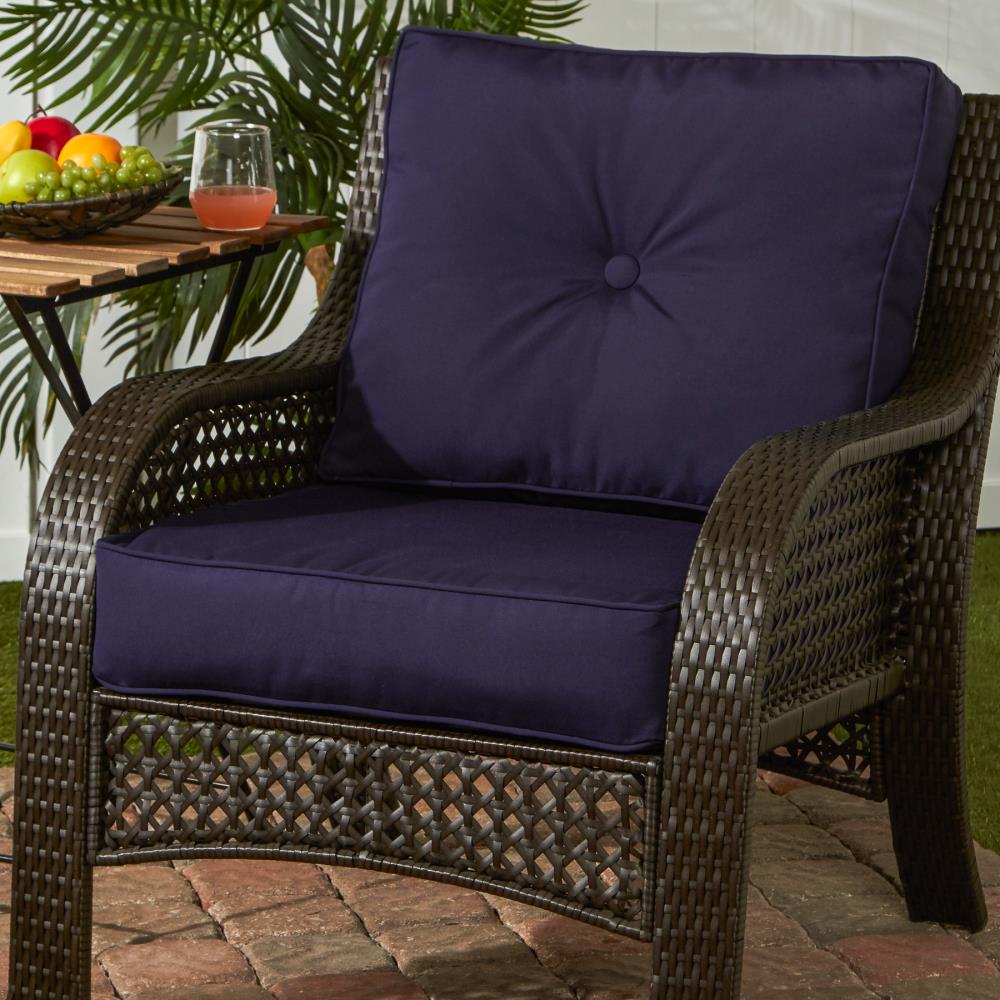 Navy patio chair discount cushions