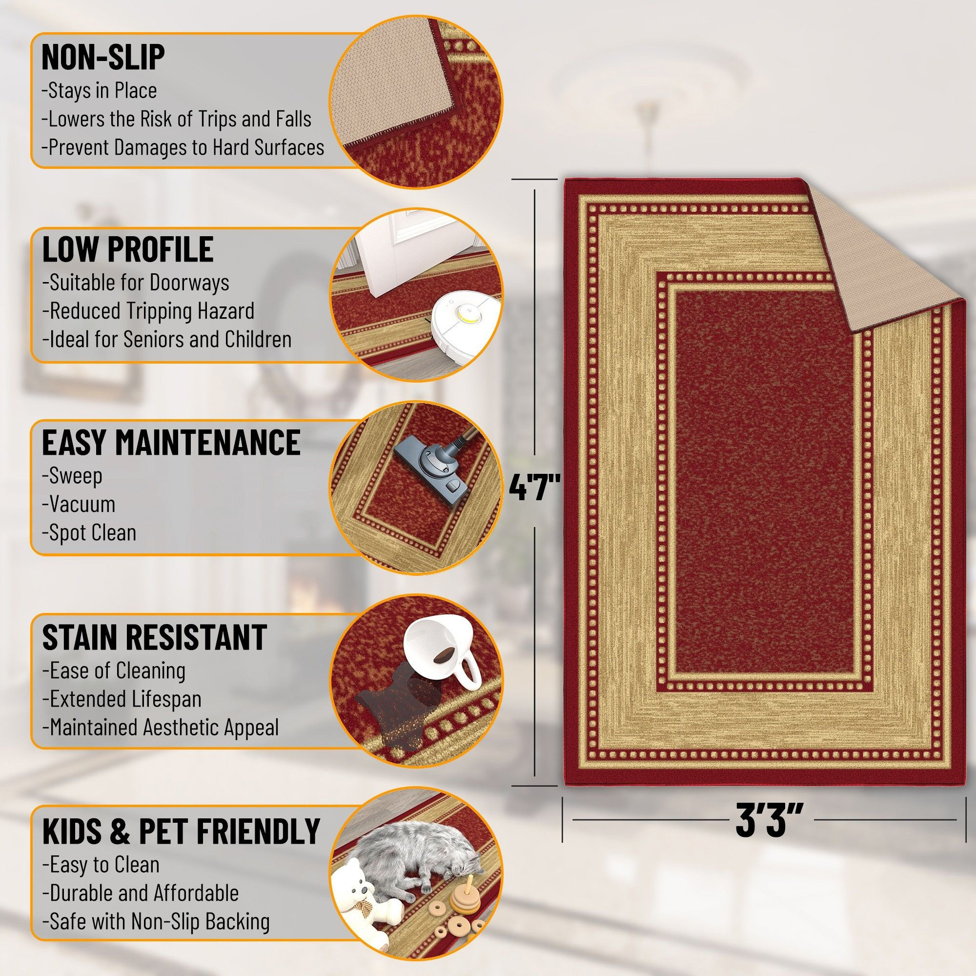Ottomanson LVN5300-3X5 rugs - View #3