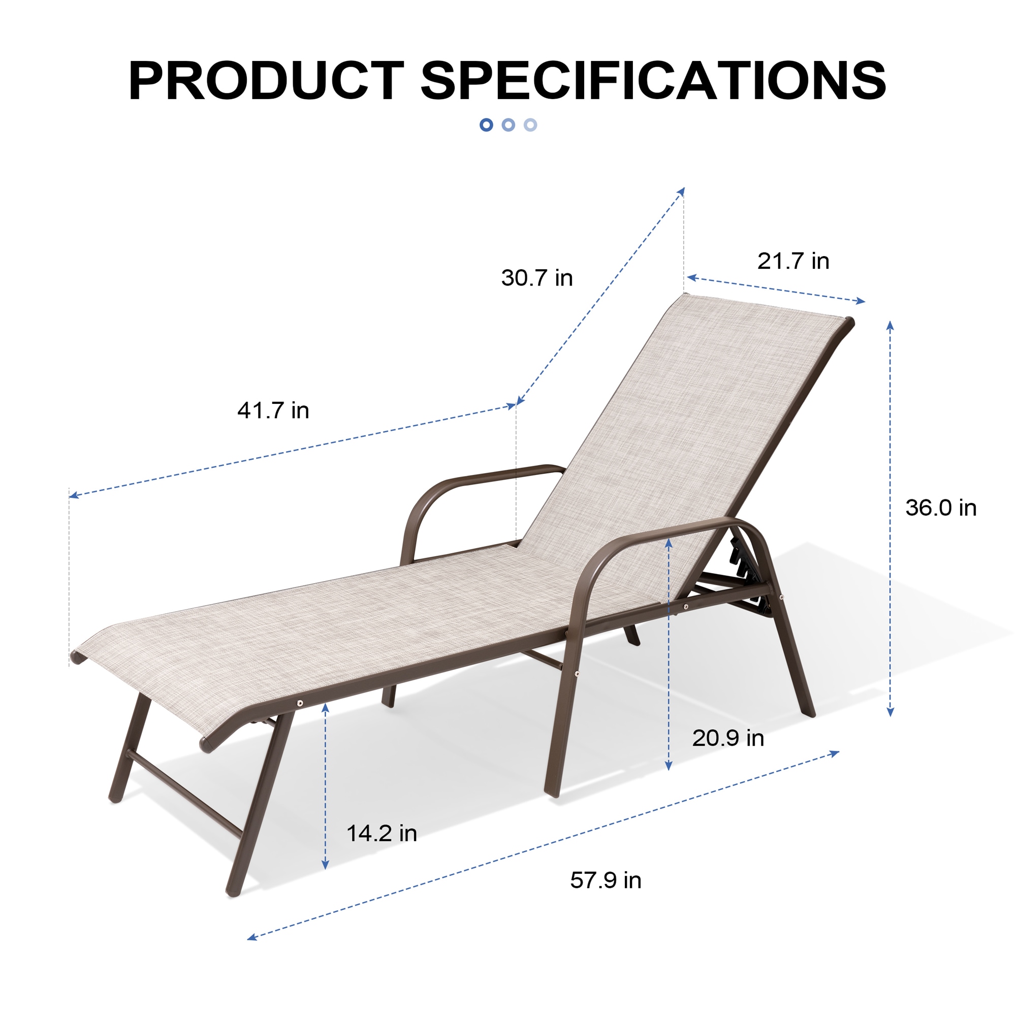 Crestlive Products CL-LG024BEI-2 Patio-Chairs - View #2