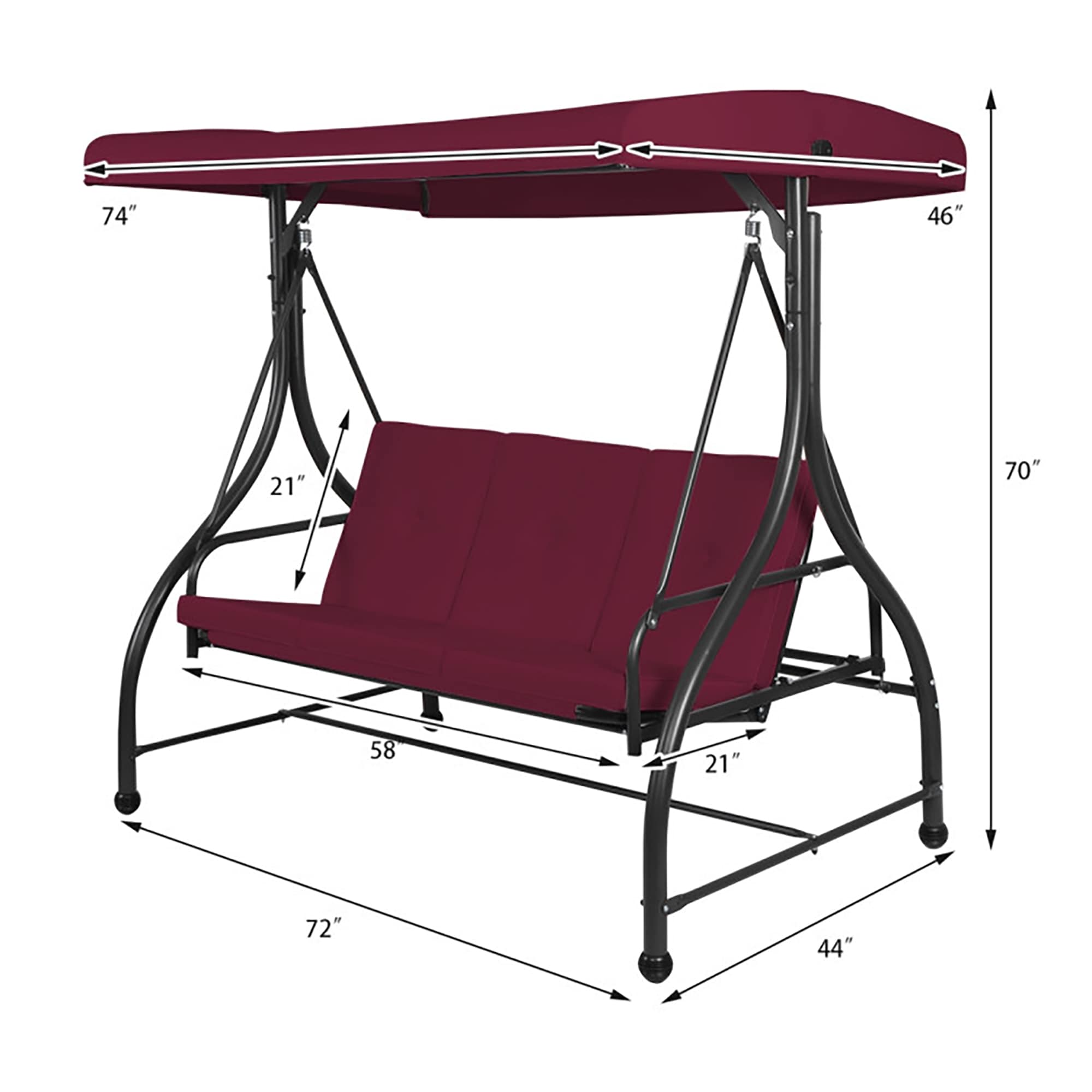 CASAINC WF-W41918147 Swing-Gliders - View #3