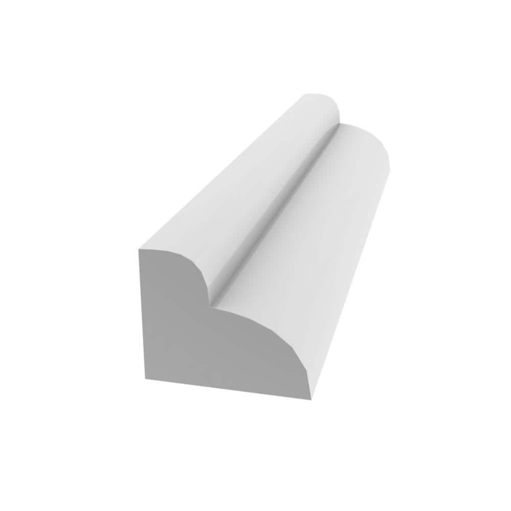 Royal Building Products 1-1/4-in x 2-in x 17-ft Finished PVC Brick