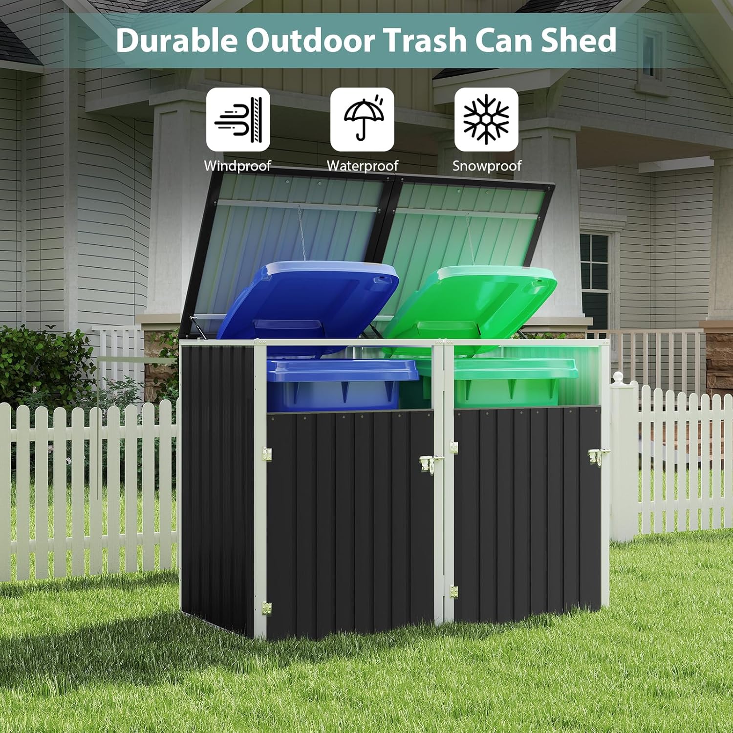 Zevemomo MZEVEG151 Metal-Storage-Buildings-Sheds - View #8