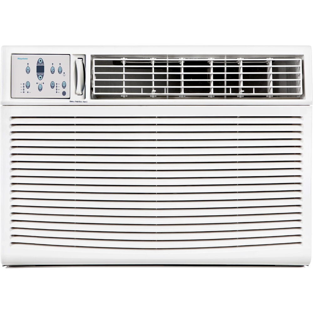 Keystone 10000-BTU 450-sq ft 230-Volt White Through-the-wall Air Conditioner Heater Included with Remote KSTAT10-2HC Sansujyuku sansujyuku.com