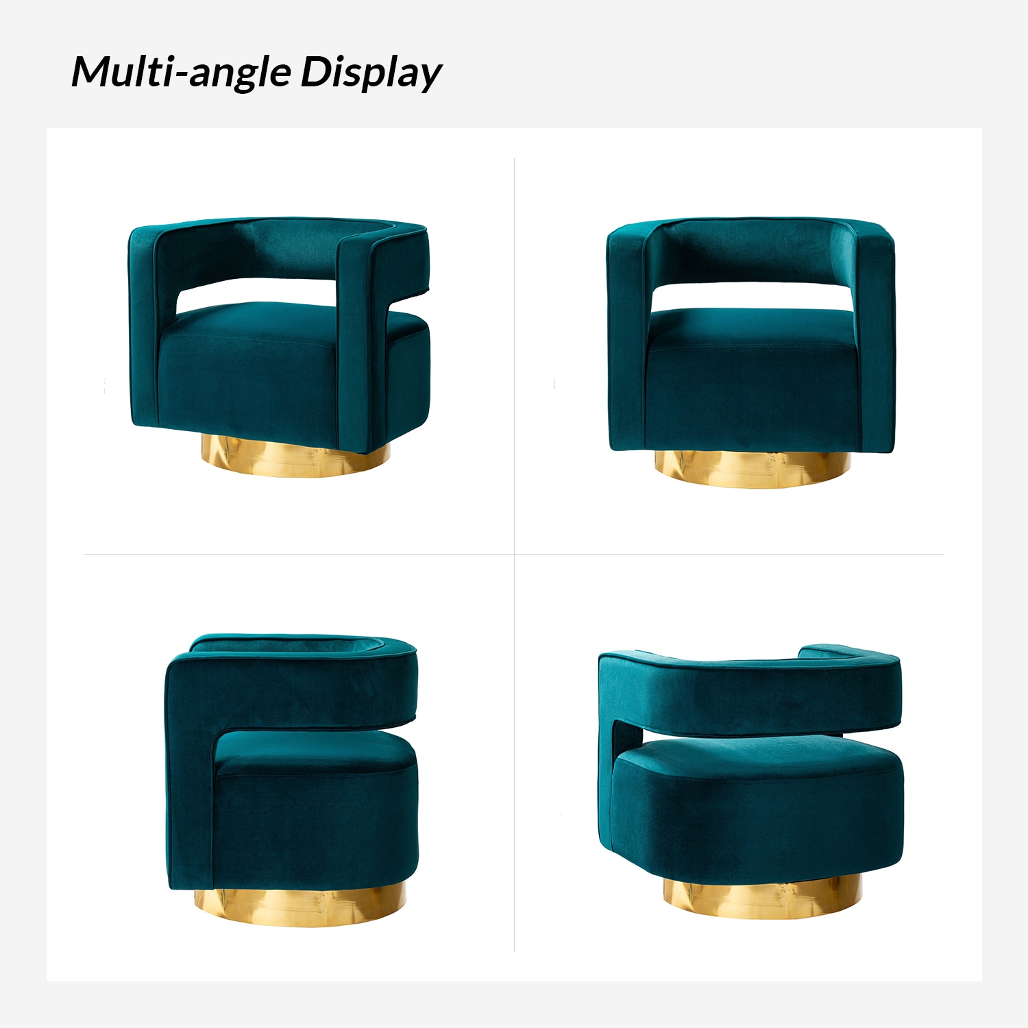 14 Karat Home CHM0141-TEAL chairs - View #7