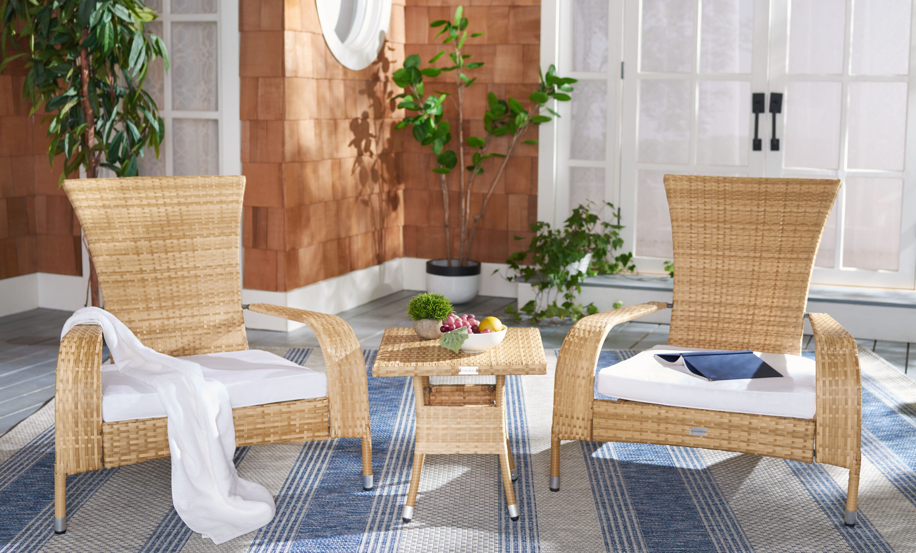 Safavieh PAT7719D Patio-Conversation-Sets - View #7