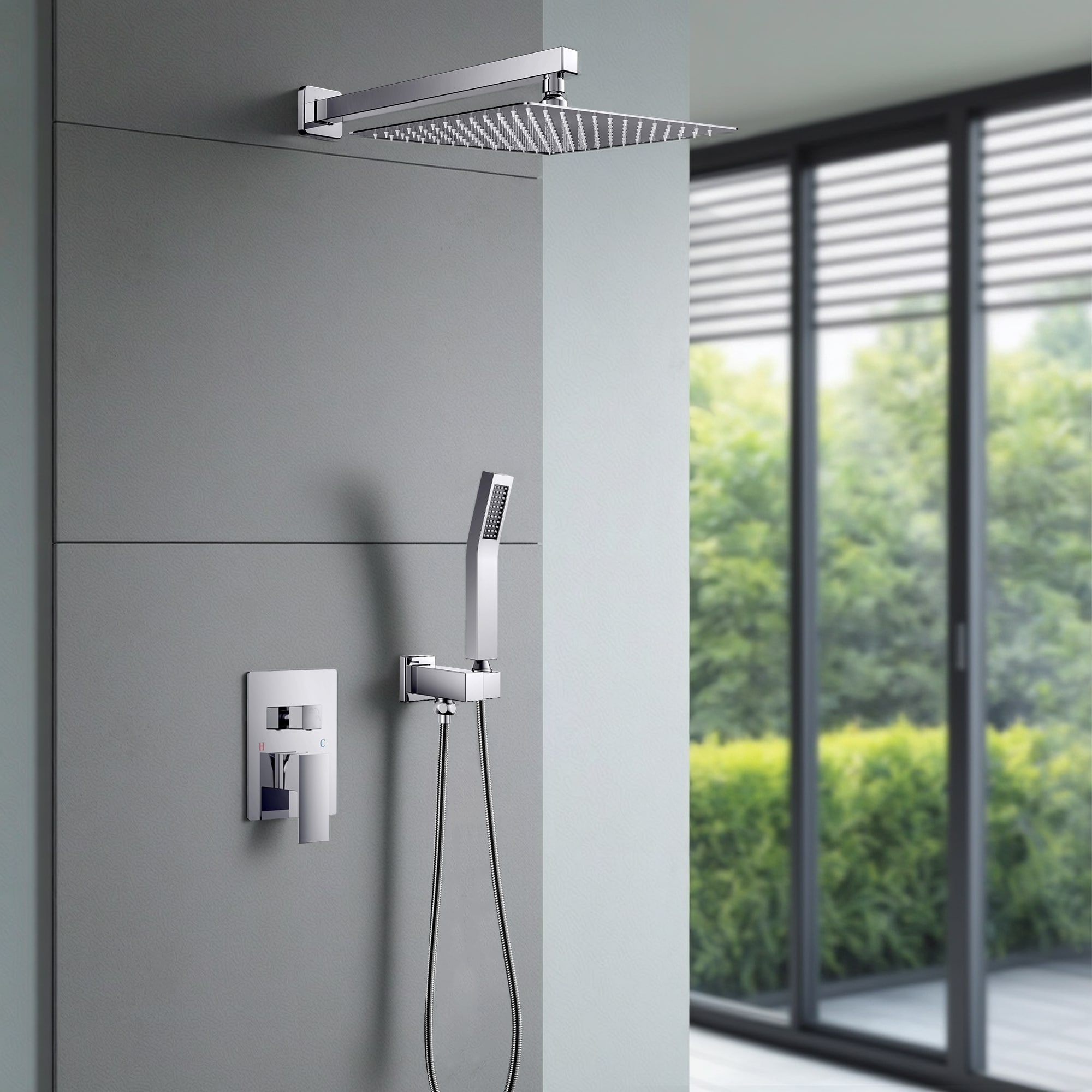 androme AD1010CH10 Showerhead-Bar-Panels - View #4