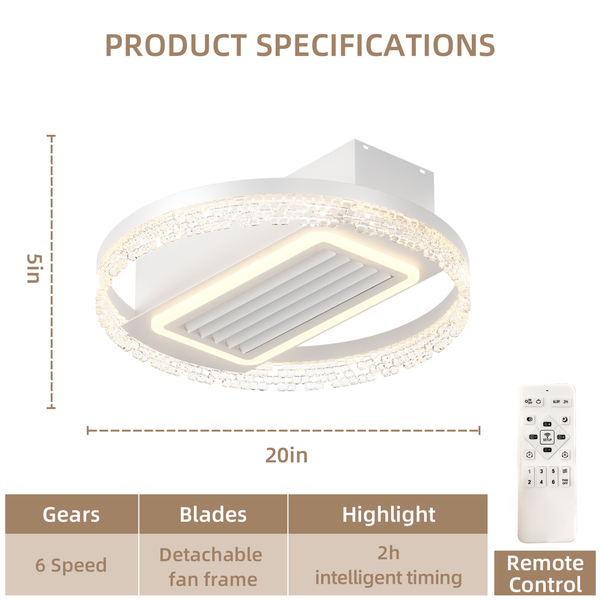 Bybafun YB5700116 Ceiling-Fans - View #2