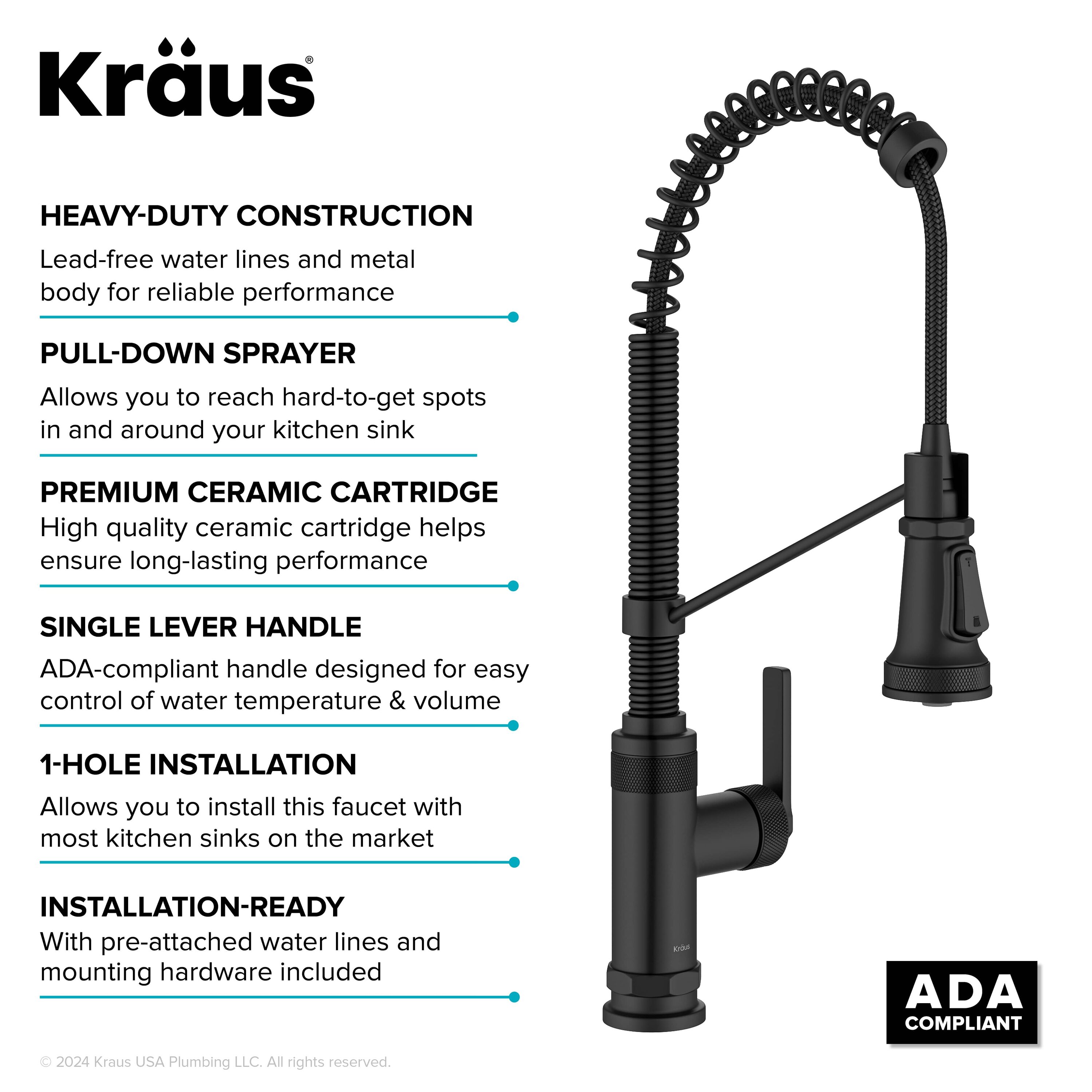 Kraus KPF-4110MB Kitchen-Faucets - View #14