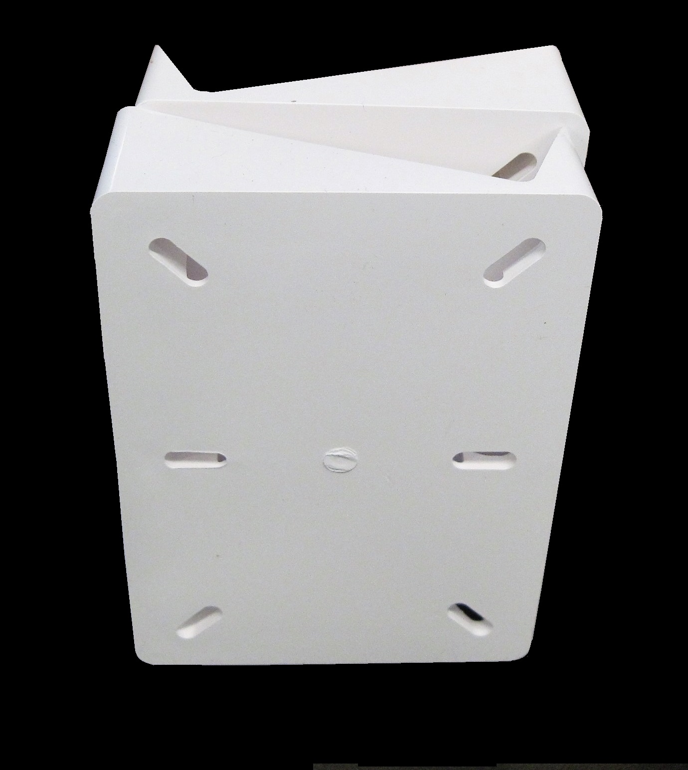 Capital Railing BSUM22W 4-Inches White Vinyl Bracket For Multiple fence types
