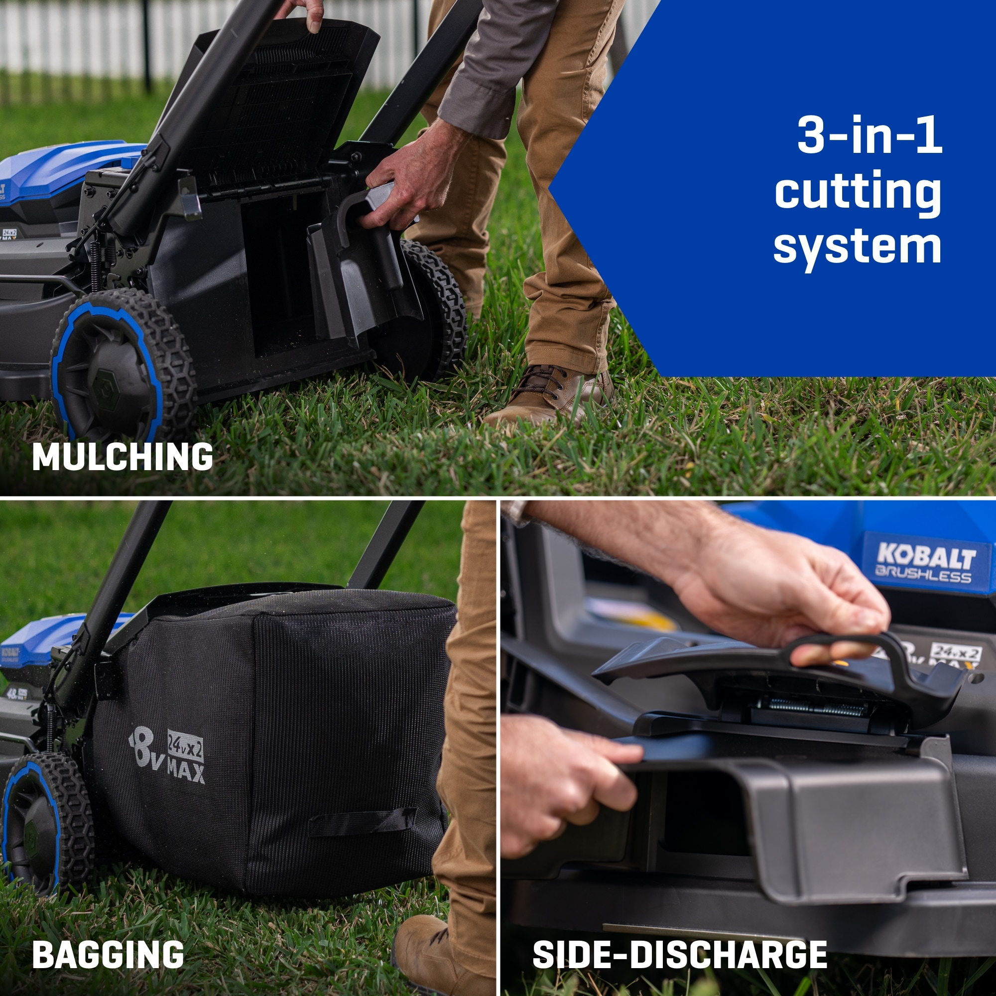 Kobalt KM 5224A-06 Cordless-Elec-Push-Mowers - View #13