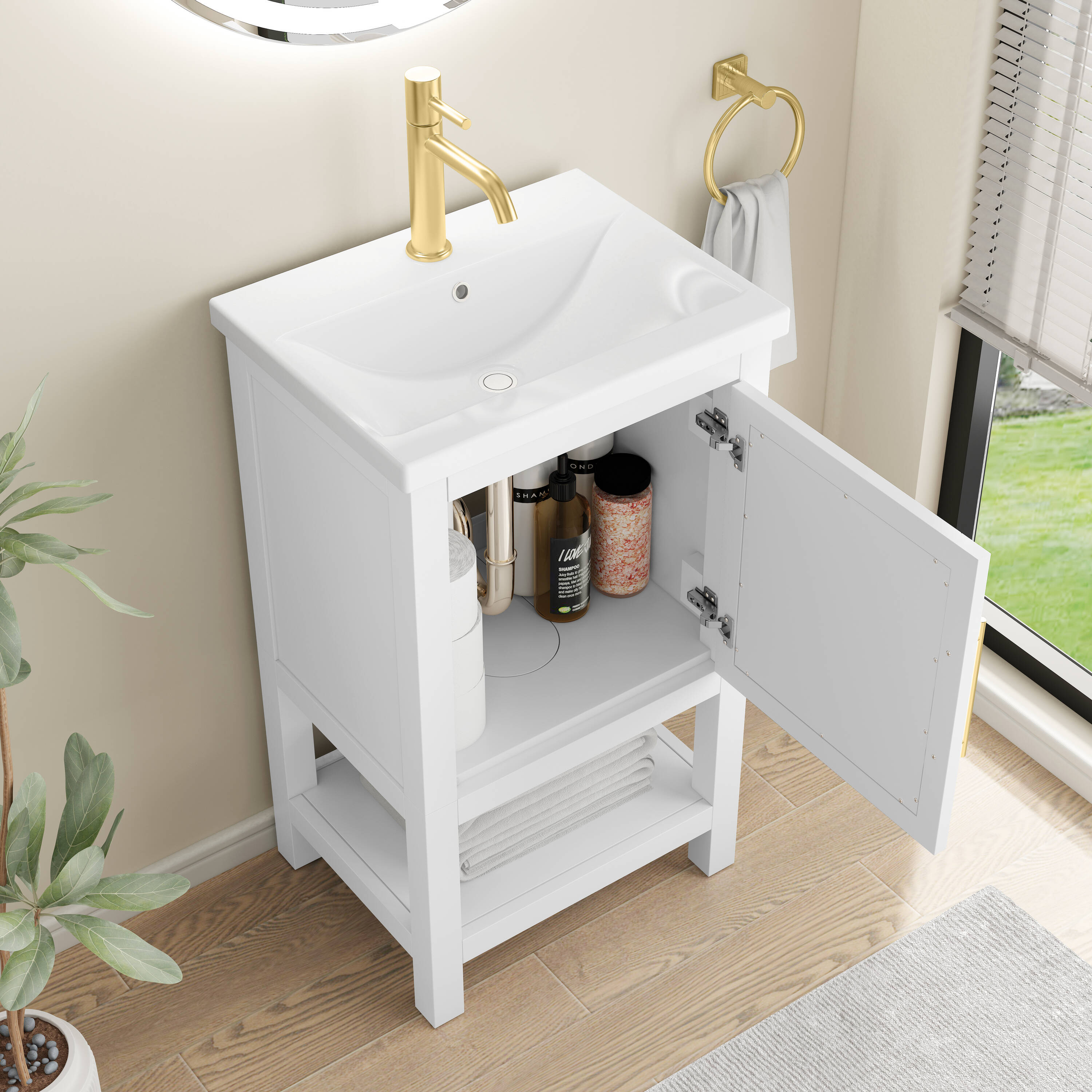 TJAmerican TJ02-25V2016WH Bath-Vanity-Combo - View #4