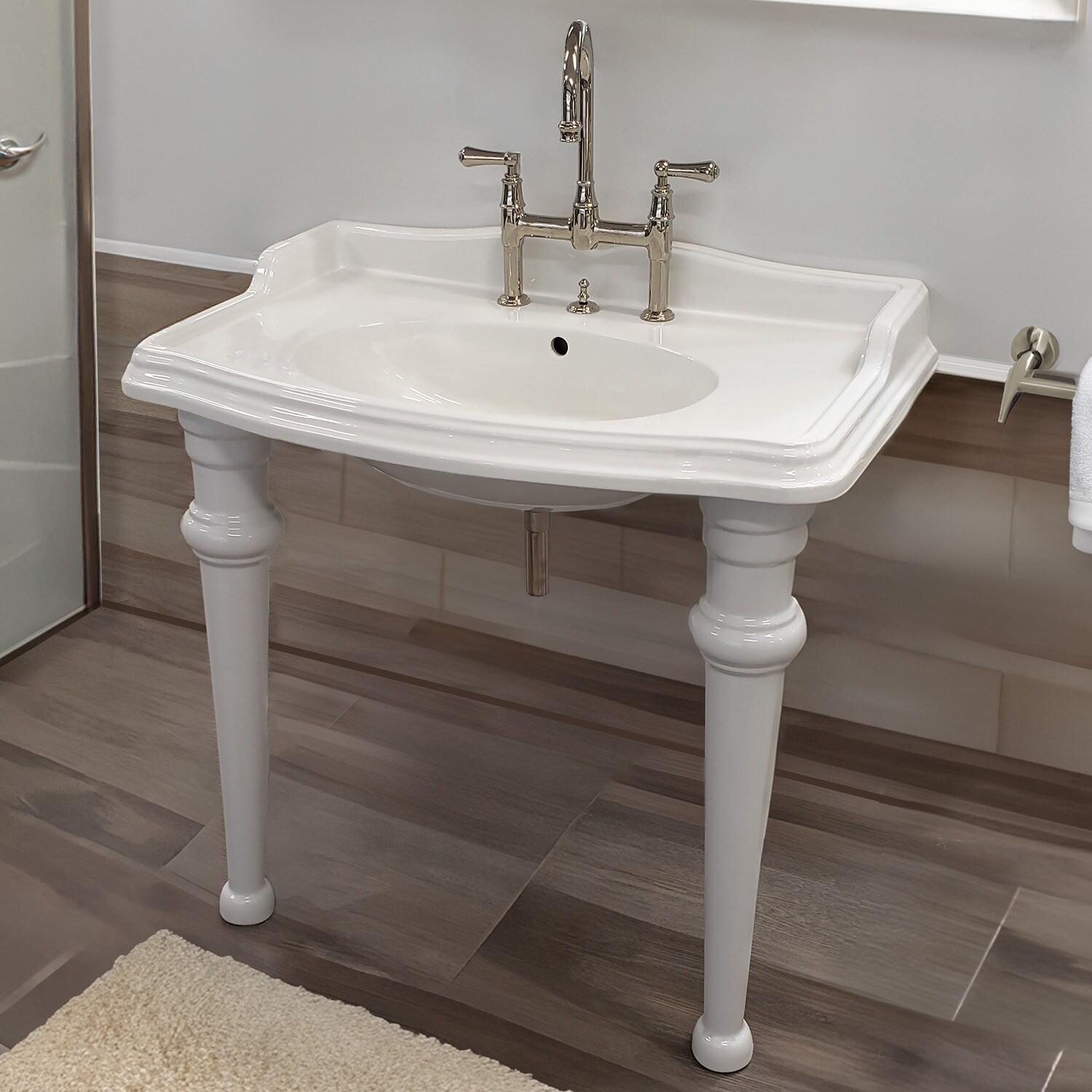 Whitehaus Collection AR874-GB001-3H Bath-Sink - View #6