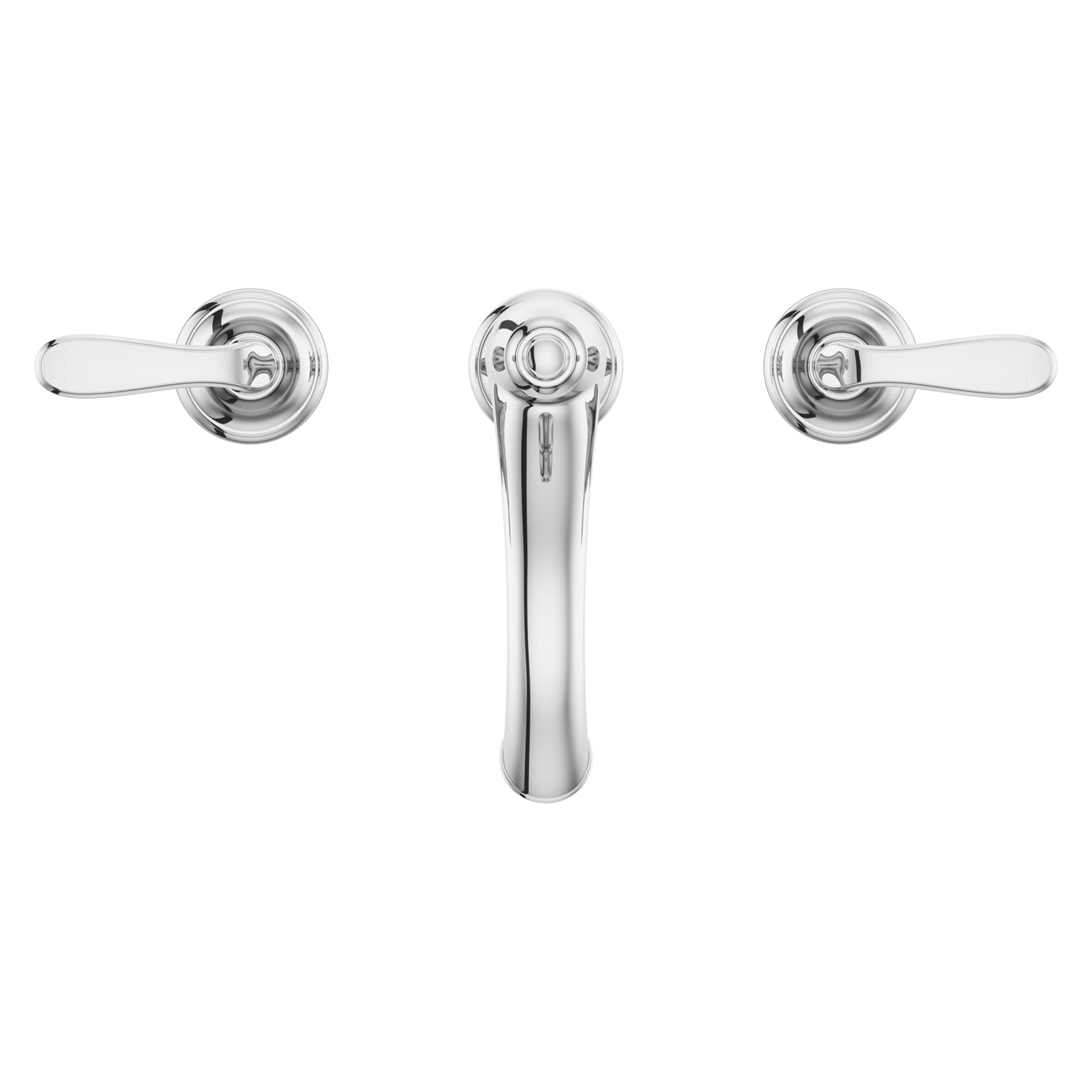 Pfister Northcott Polished Chrome Widespread 2 Handle Watersense Bathroom Sink Faucet With Drain 3259