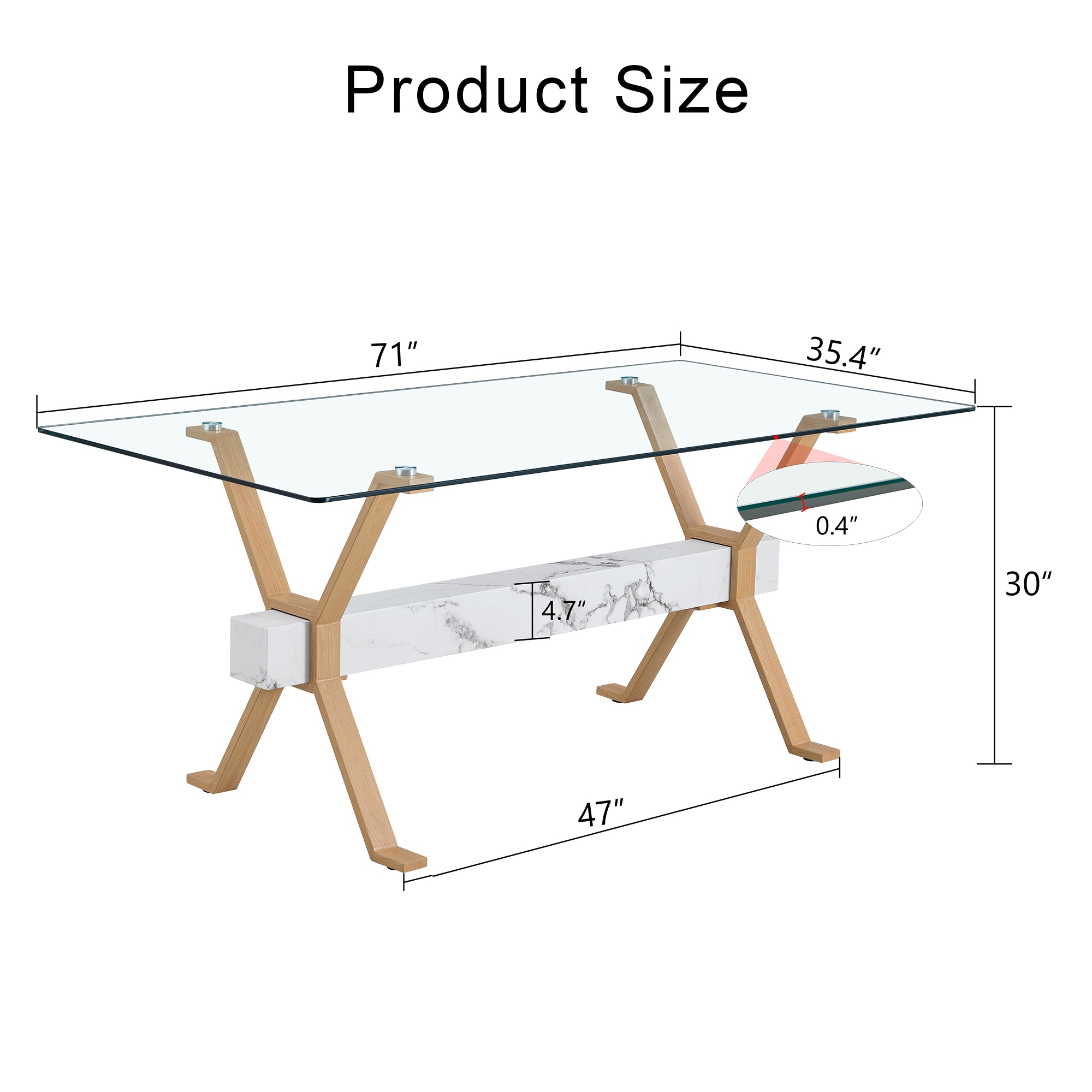 Homy Casa RA00097 Dining-Tables - View #2