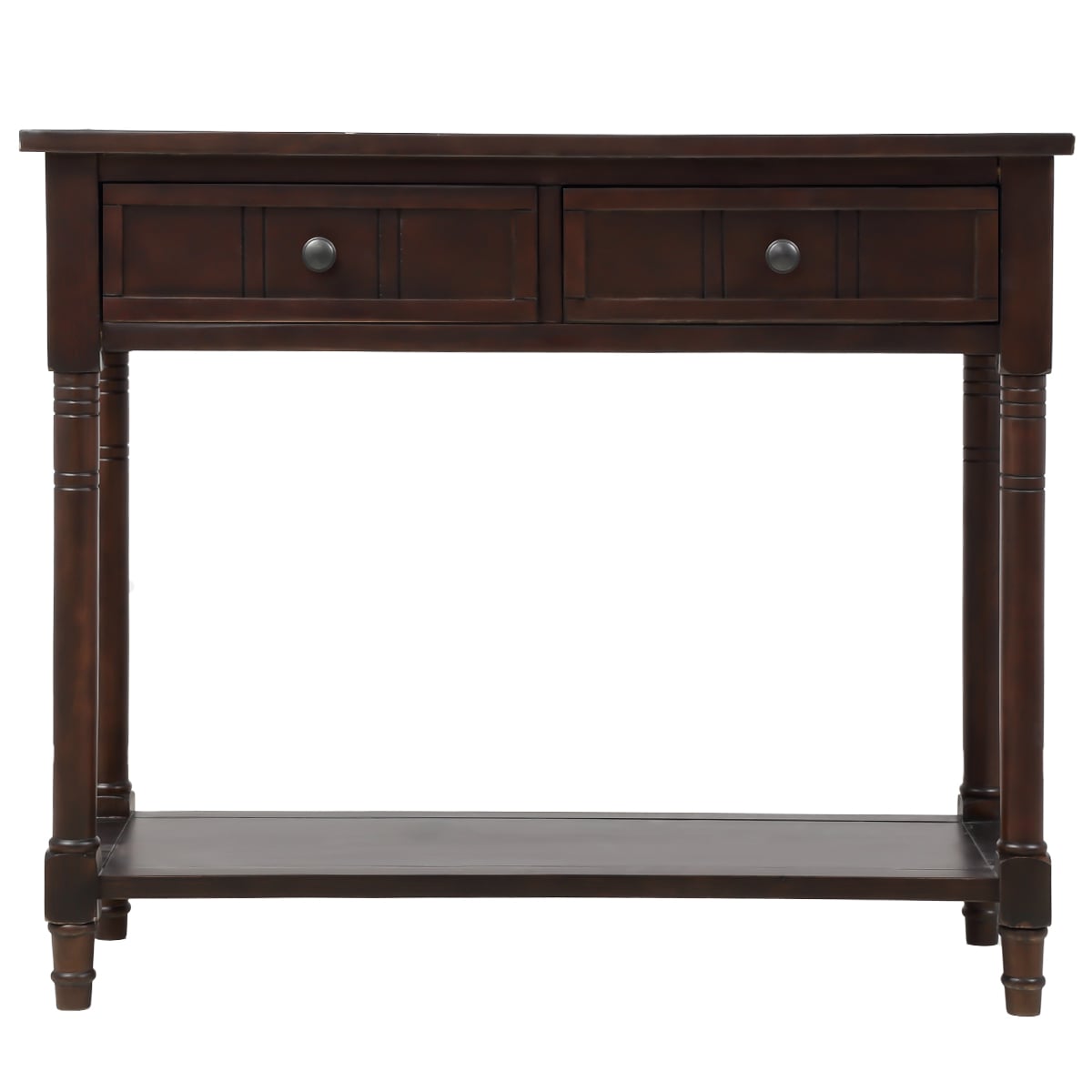 Flynama L-191267AAB Modern Espresso Console table