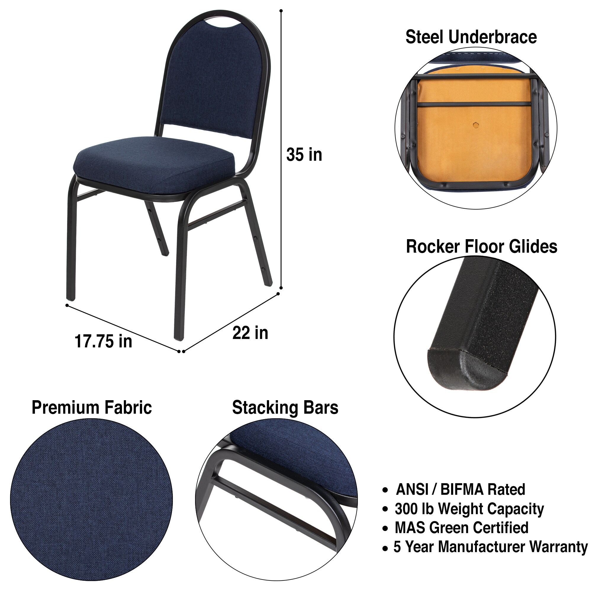 Hampden Furnishings HMD9200BK-FDB/2 Office-Chairs - View #5