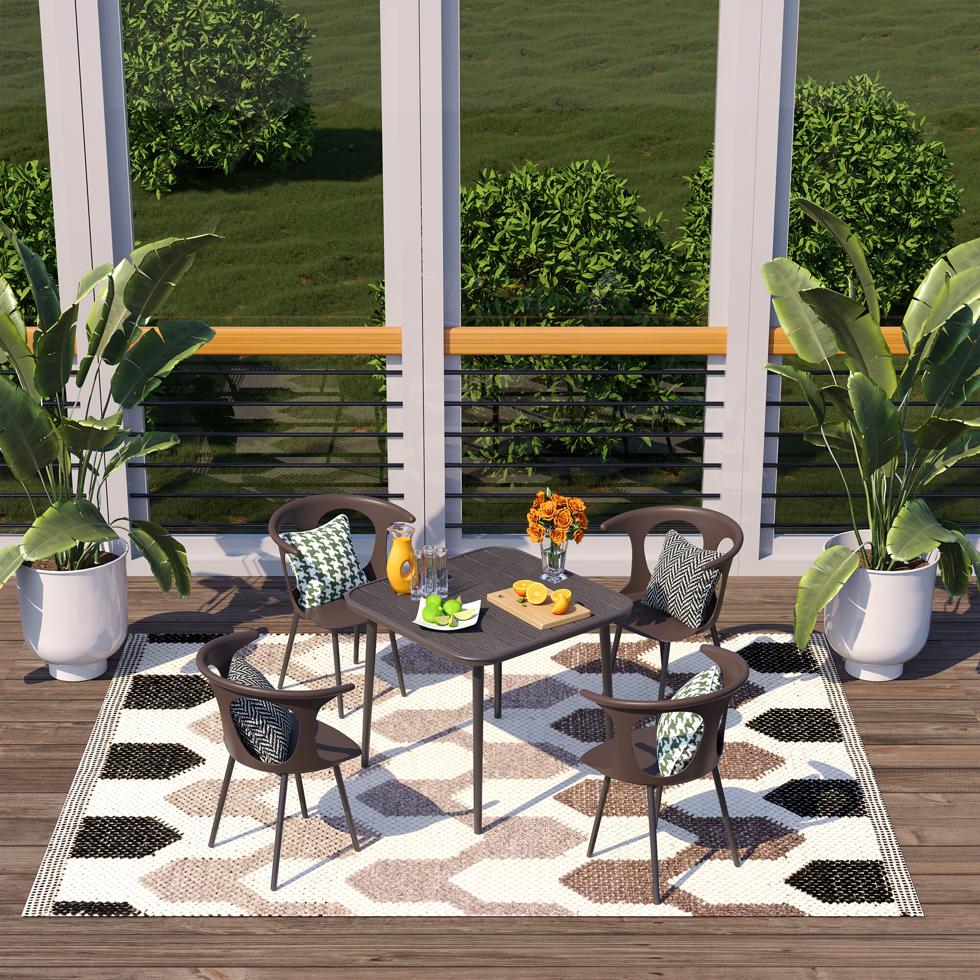 Clihome AL-01DAC-01 Patio-Dining-Sets - View #6