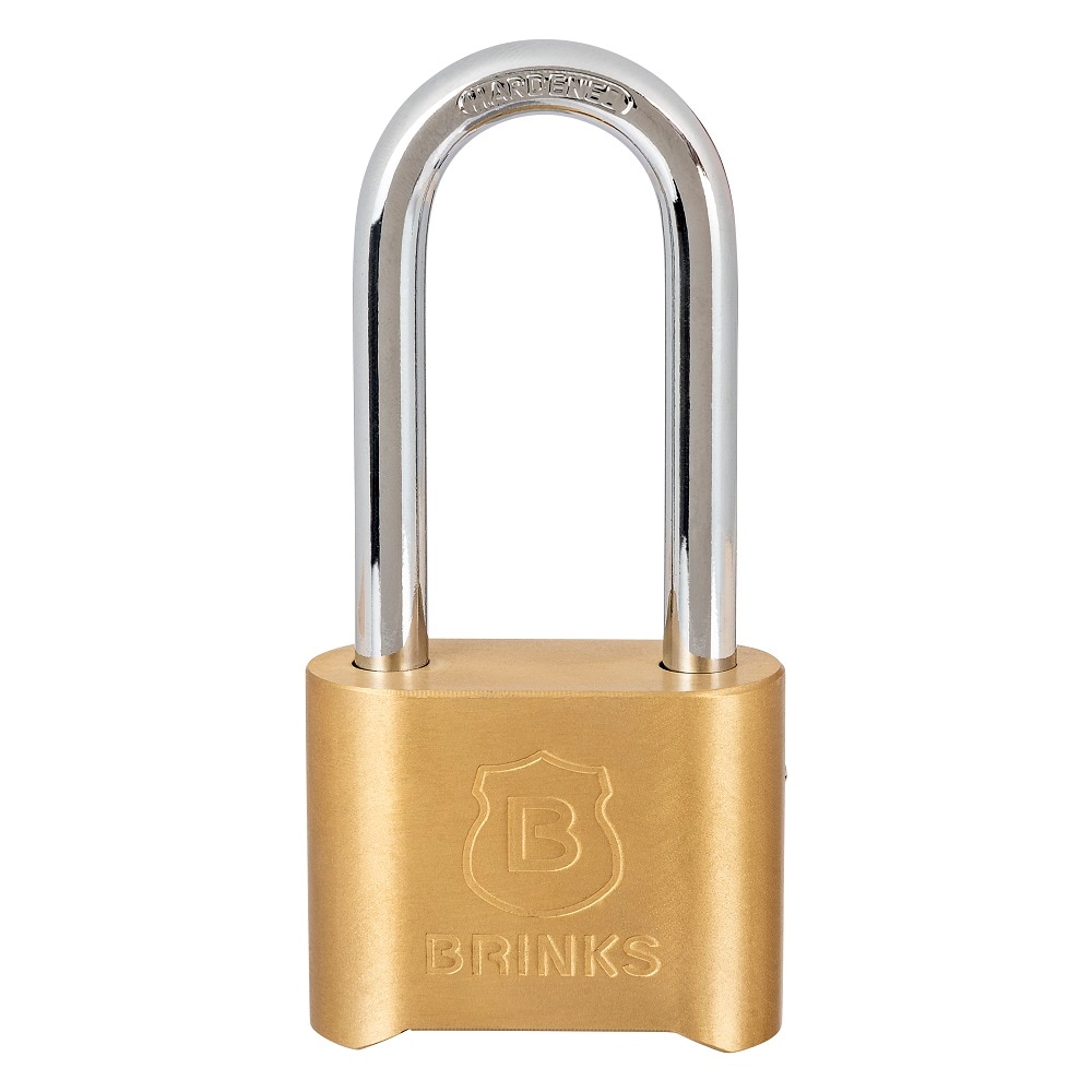 Brinks 171-50052 Combination Padlock, 1-7/8-in Wide x 2-in Shackle