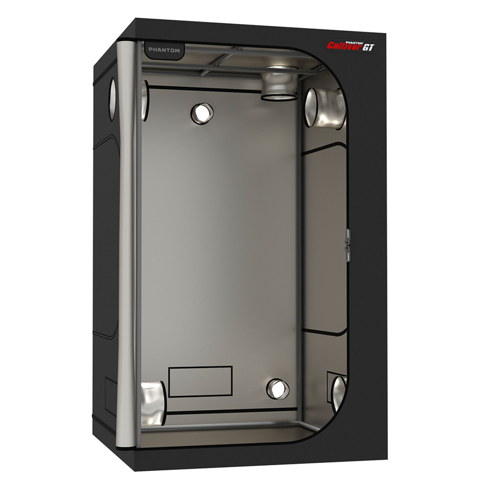 PHANTOM Cultivar PHT2400 GT24 2 x 4’ All Steel Design Grow Tent with 200 Pound Capacity