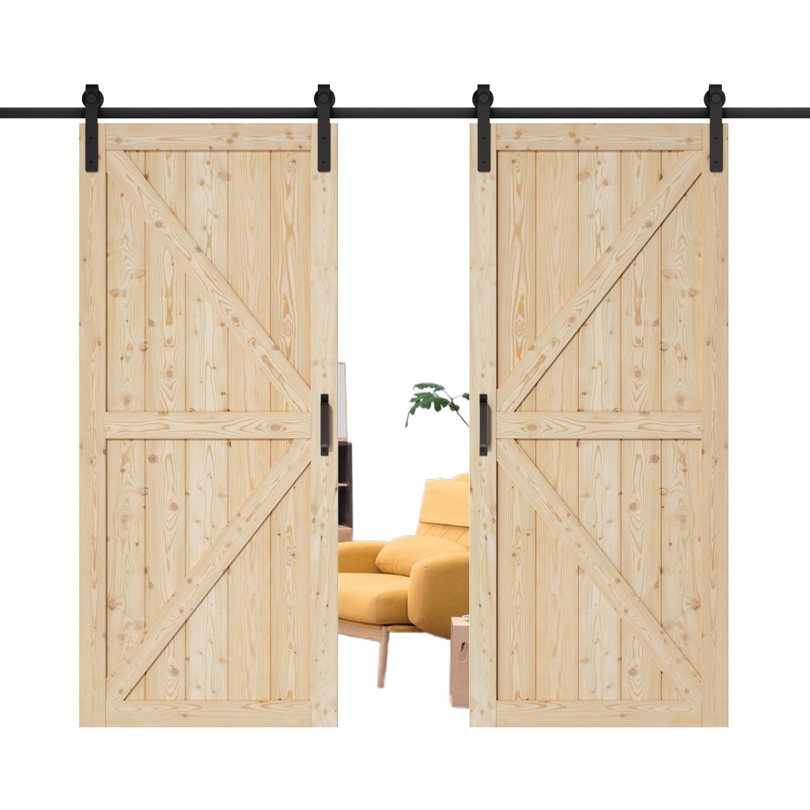 JUJUBON IN-BDPN-K-BD1-72 Barn-Doors - View #2