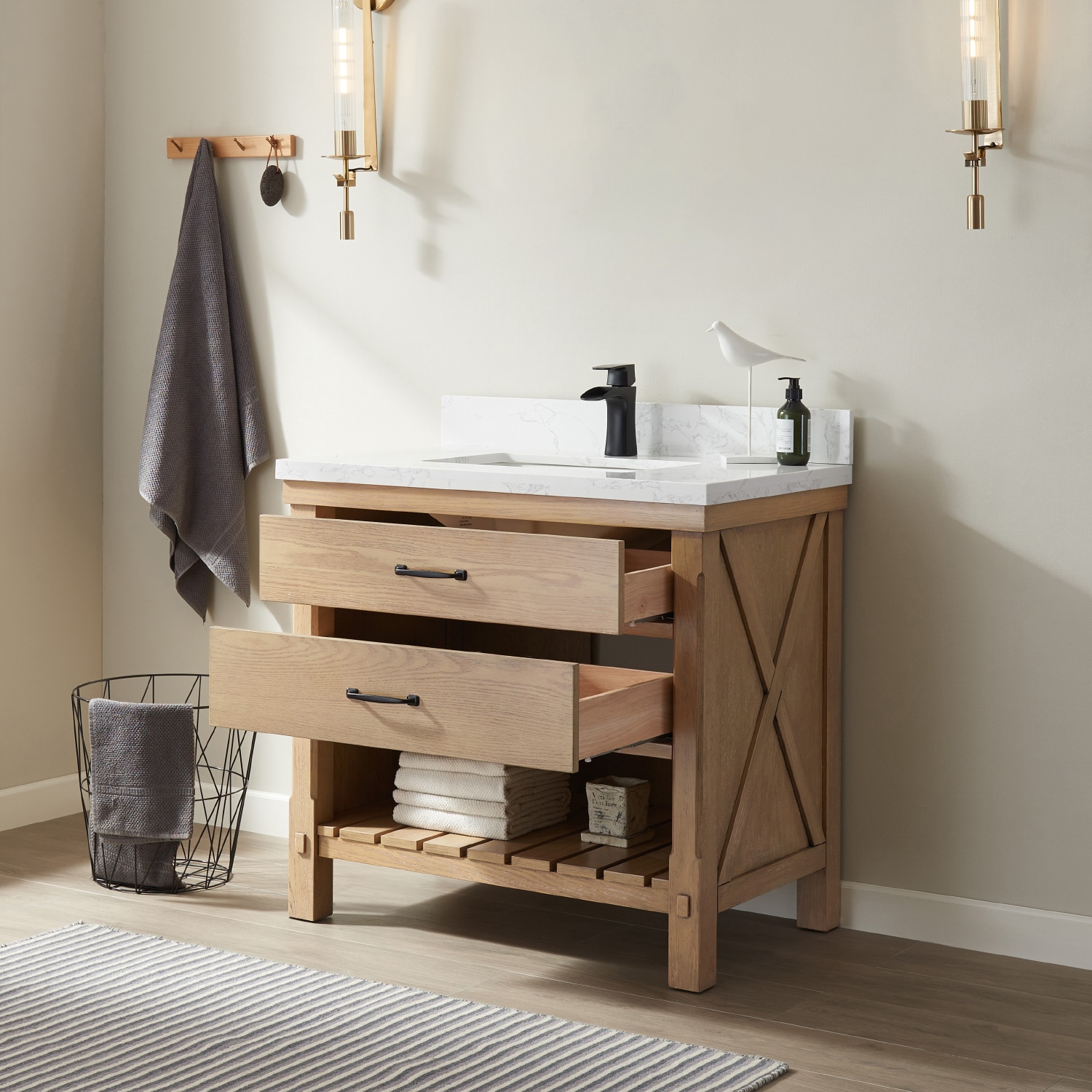 Vinnova 798036-WA-GW-NM Bath-Vanity-Combo - View #7