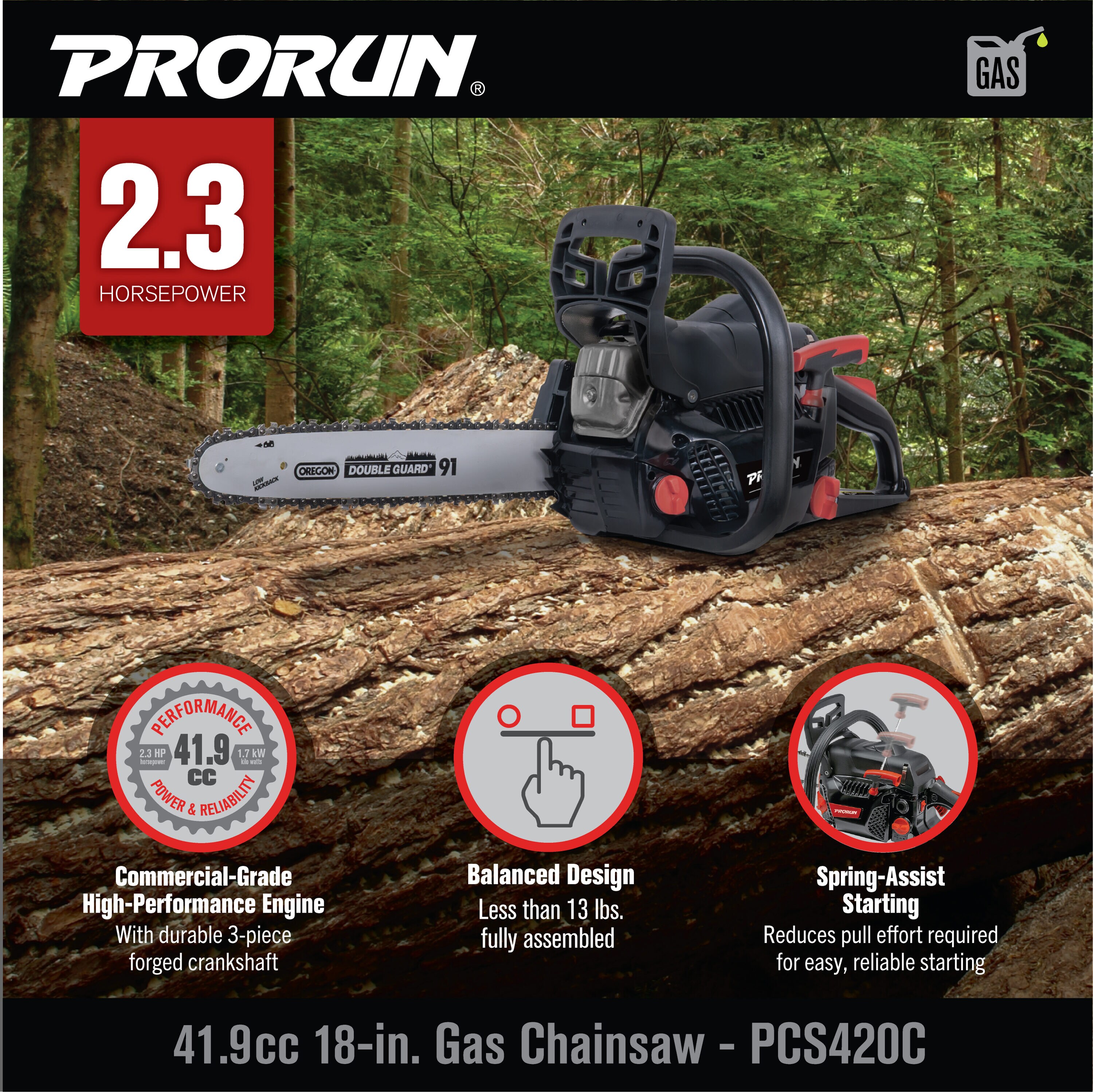 PRORUN PCS420C Cordless-Chainsaw - View #4