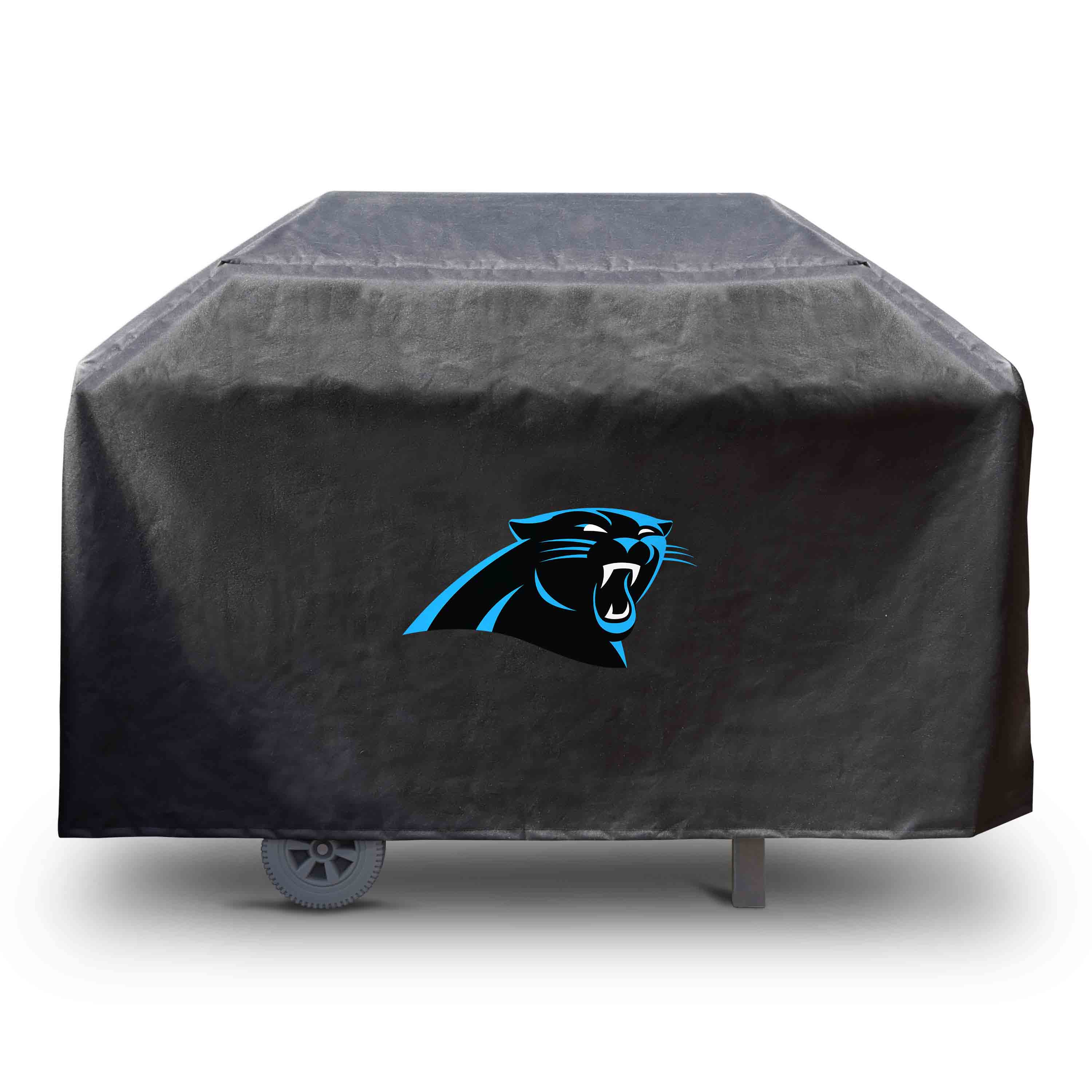 FANMATS 41156 Carolina Panthers 4 burner grill cover 68-Inches W x 35-Inches H Black Fits most Cover