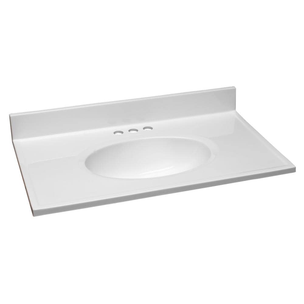 Bathroom Vanity Tops, White Cultured Marble Vanity Top