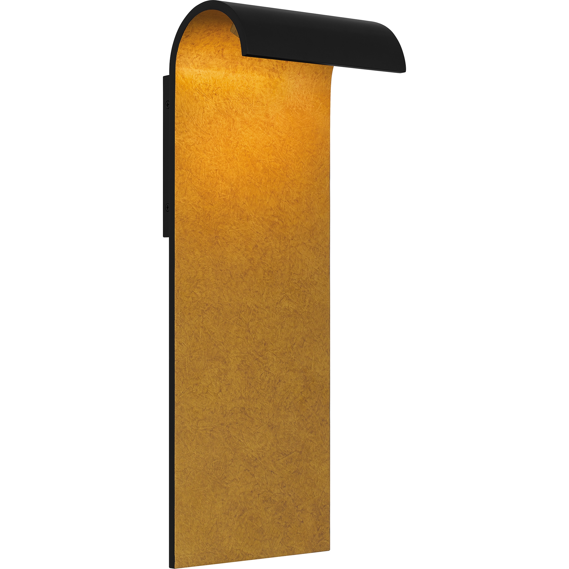 Quoizel LNR8408MBK Lunar 21-in H Matte Black Hardwired Integrated LED Outdoor Wall Light