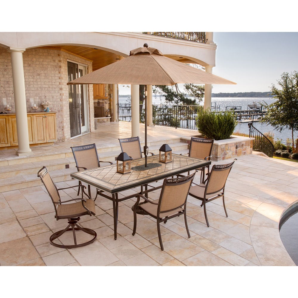 Hanover FNTDN7PCSWTN2-SU Patio-Dining-Sets - View #10