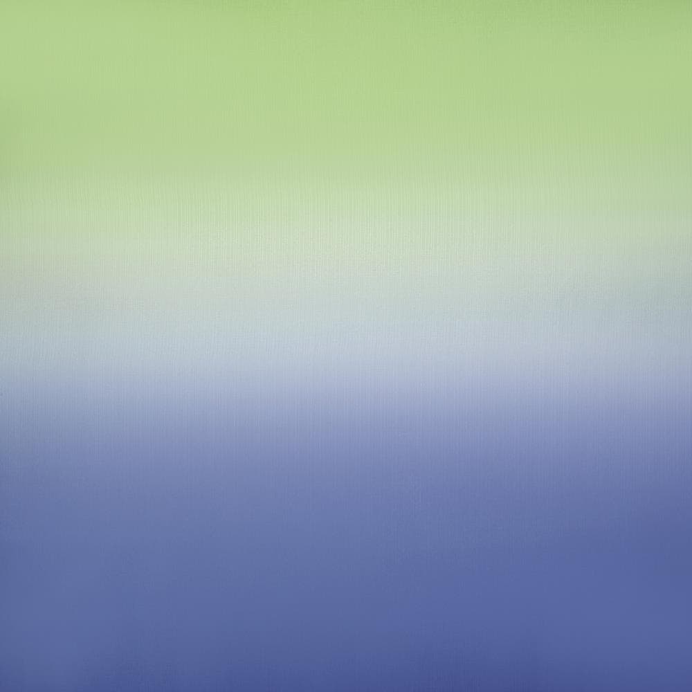 Green and Blue Ombre Sheer Grommet Curtain Panel