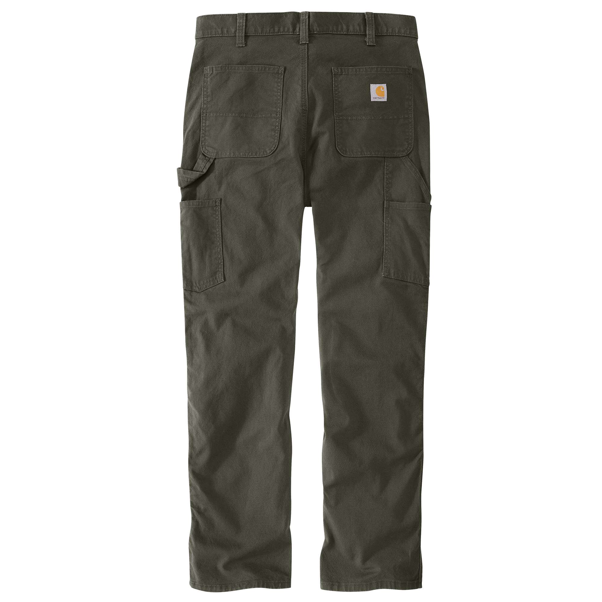 Carhartt Men's Relaxed Fit Moss Canvas Carpenter Work Pants (42 X 32) in  the Pants department at