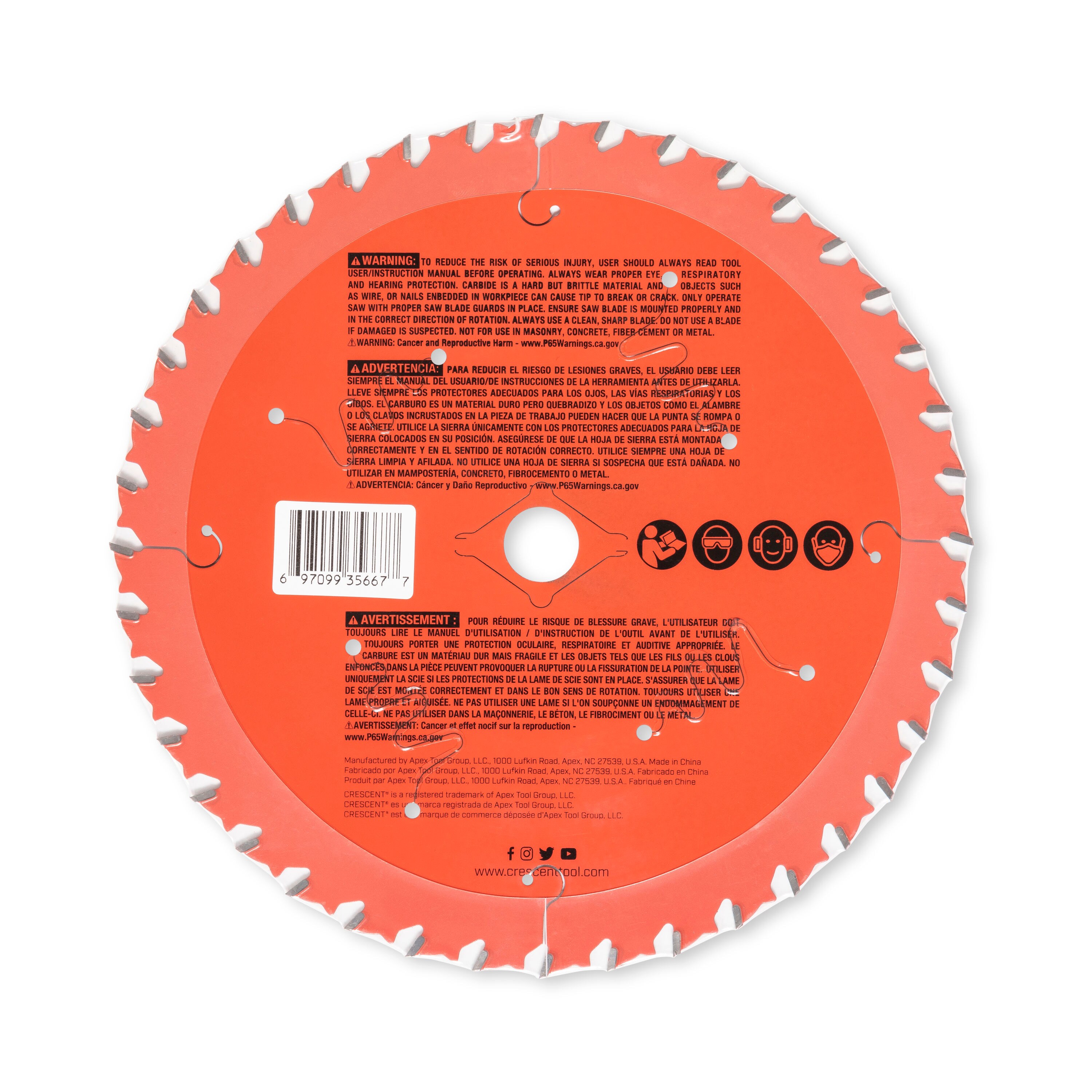 Crescent CSBFN-740 Circular-Saw-Blades - View #6