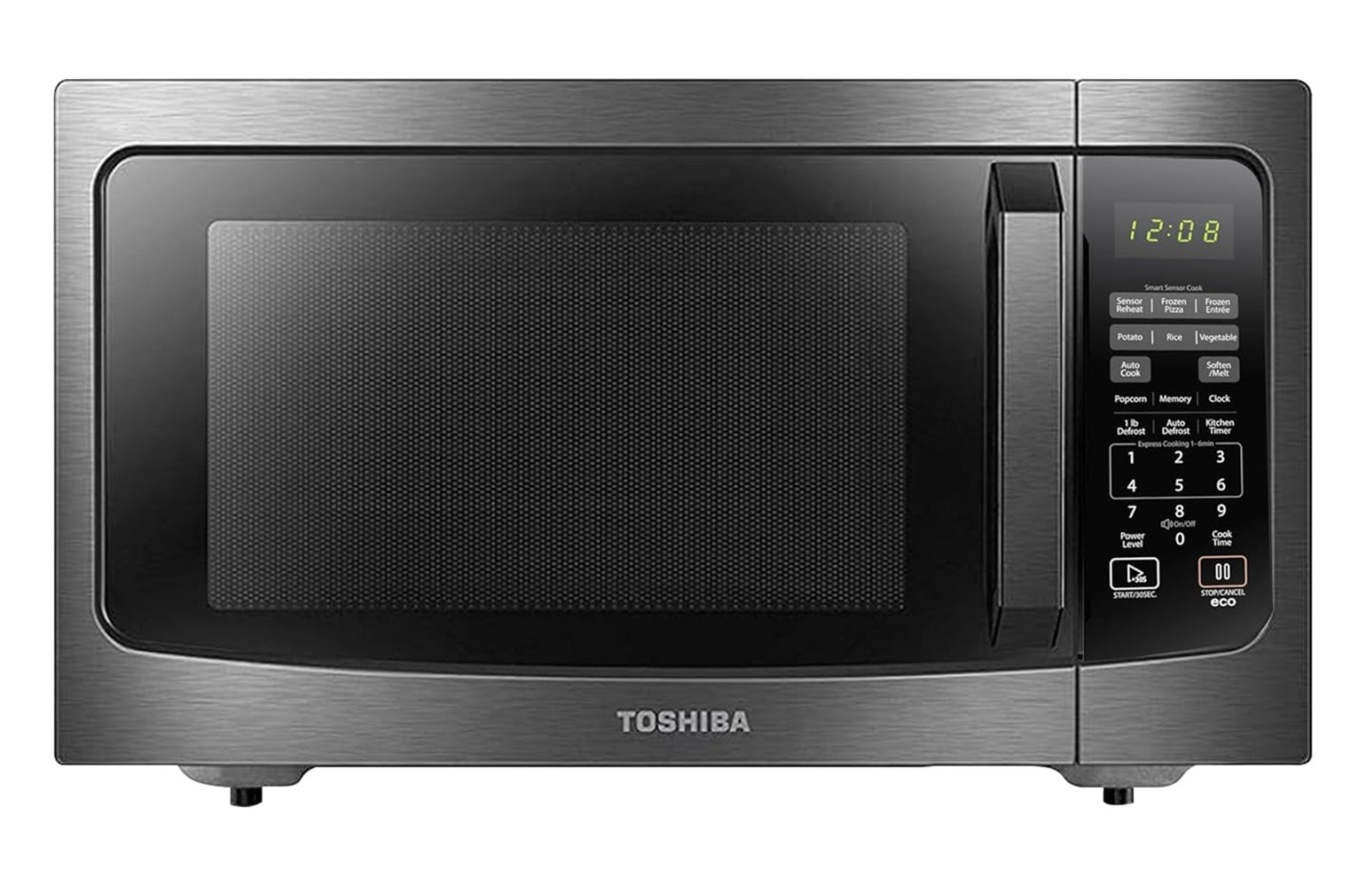 $84, Toshiba ML2-EM45PAESS 1.6 Cu. Ft. Microwave with online Inverter Technology, Stain