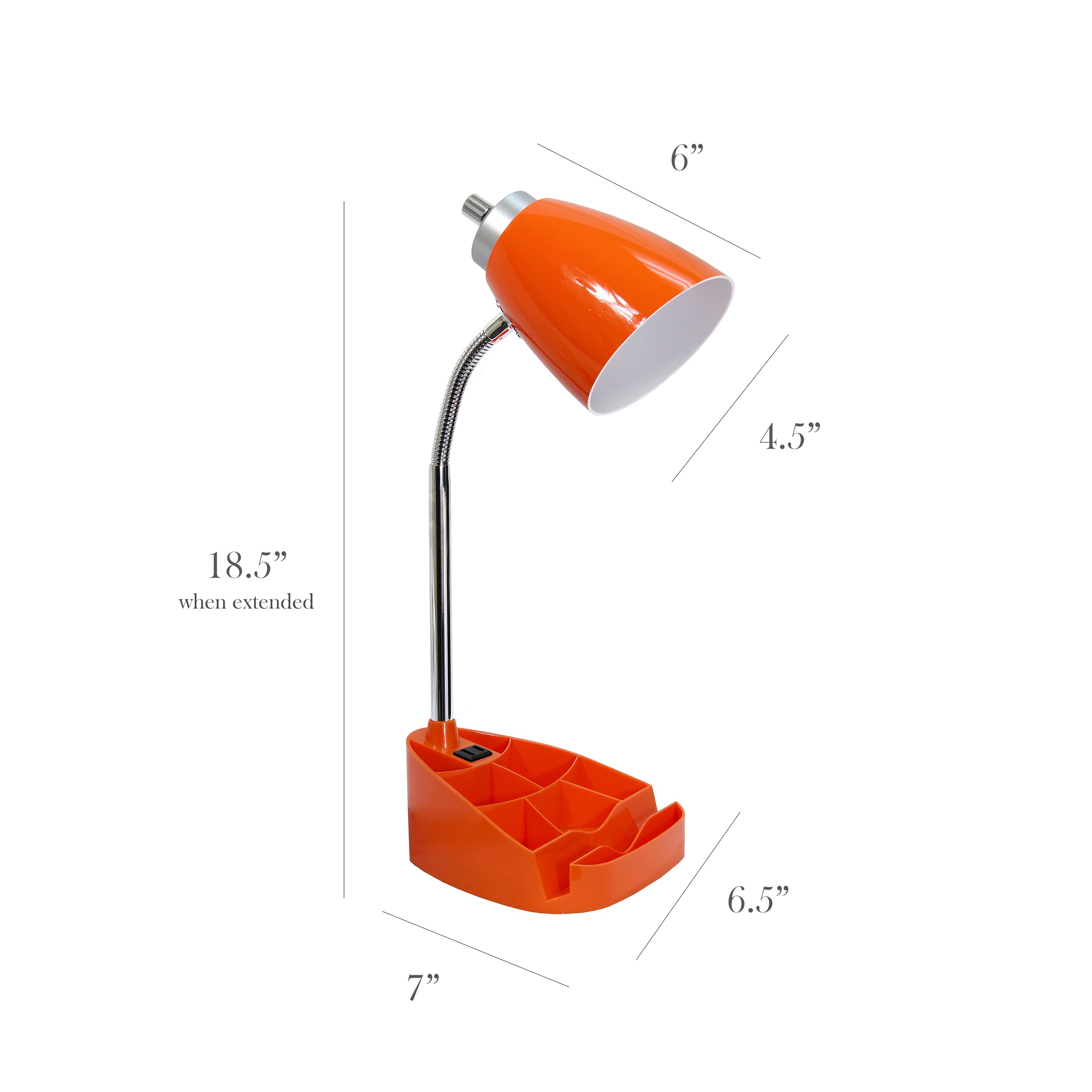 Simple Designs LD1094-ORG Desk-Table-Lamps - View #3