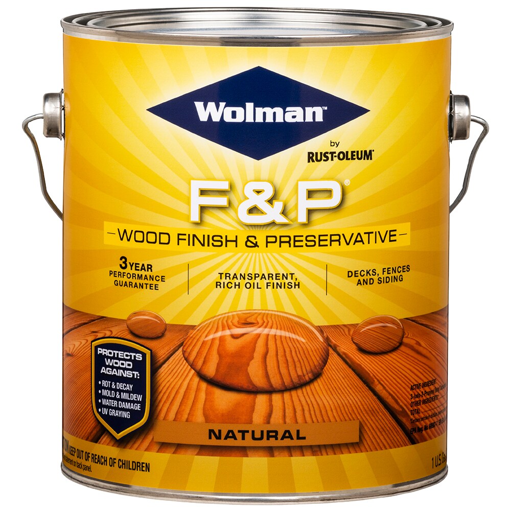 Rust-Oleum Wolman Pre-tinted Natural Semi-transparent Exterior Wood ...