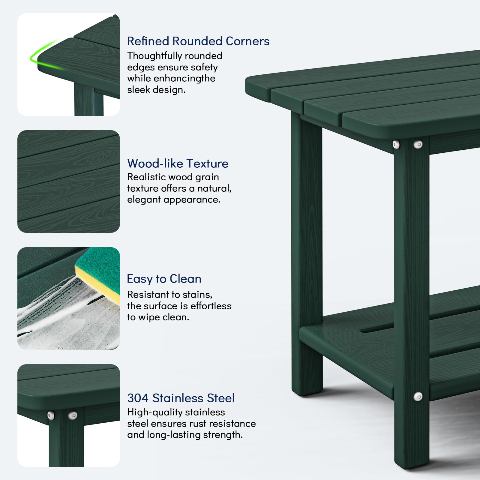 Upland YYDST-GN1 Patio-Tables - View #5