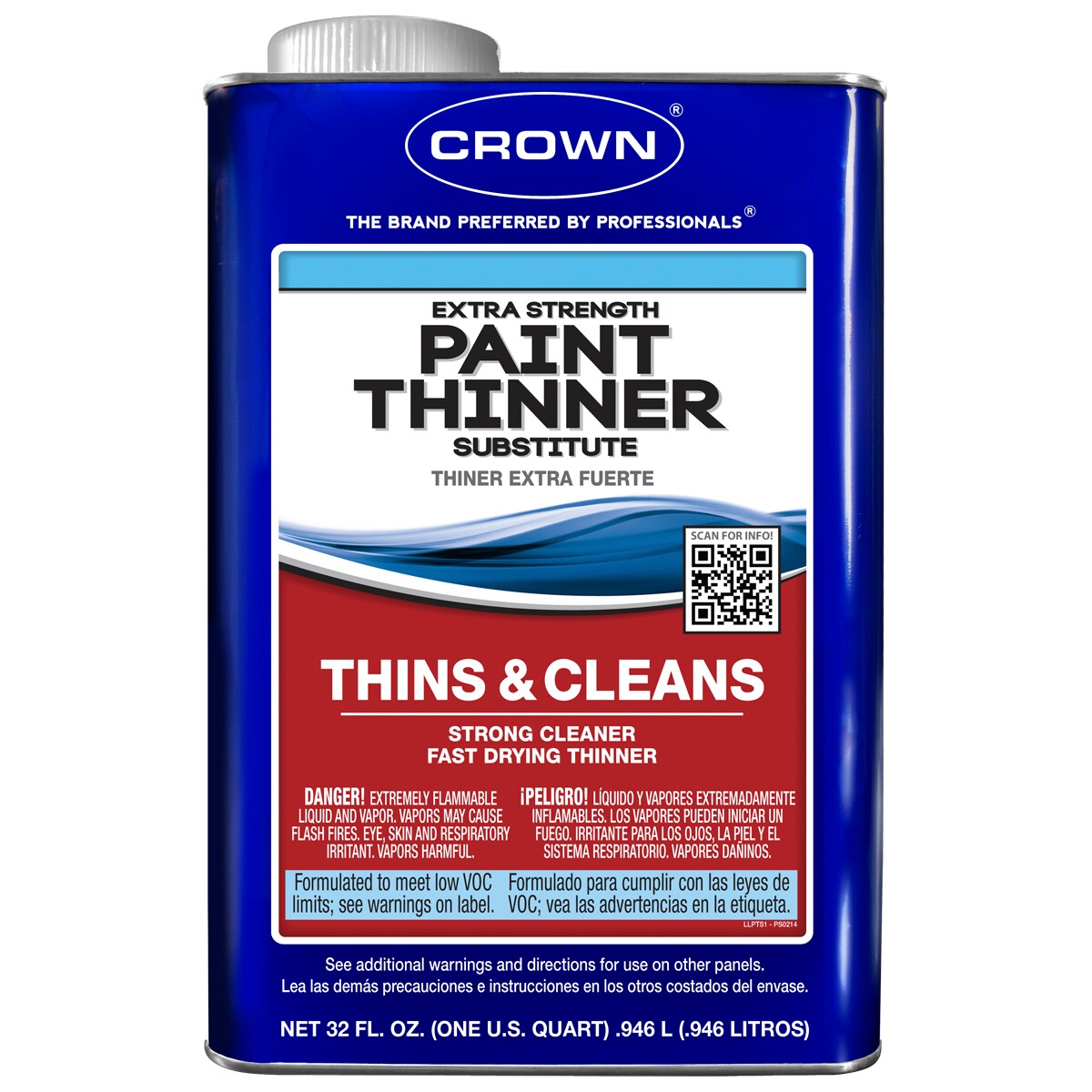Advanced Oil Paint Thinner - Crown CR.PT.P.64 Qt Paint Thinner - Removes  Oil Paint, Varnishes & Enamels – Clean Multiple Paint Layers – Mineral  Spirits for Oil Painting with Centaurus AZ Brush 