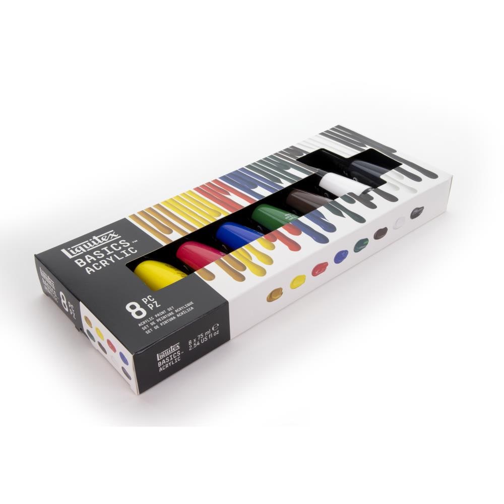 Liquitex Acrylic Color Set 8-Colors 7ml Craft Paint - Multiple  Colors/Finishes, Non-Yellowing, Matte Finish, Safe for Educational Use in  the Craft Paint department at