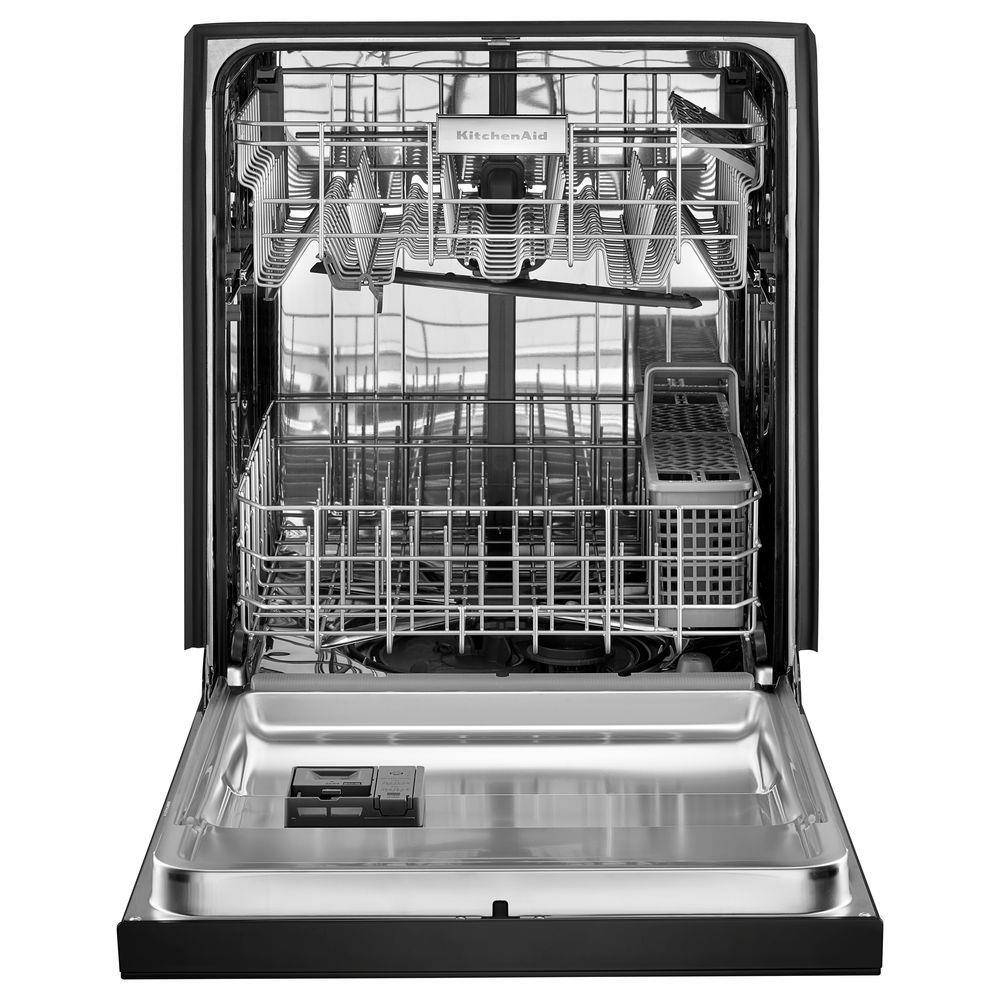 KitchenAid Front Control 24-in Built-In Dishwasher (White) ENERGY STAR,  46-dBA at